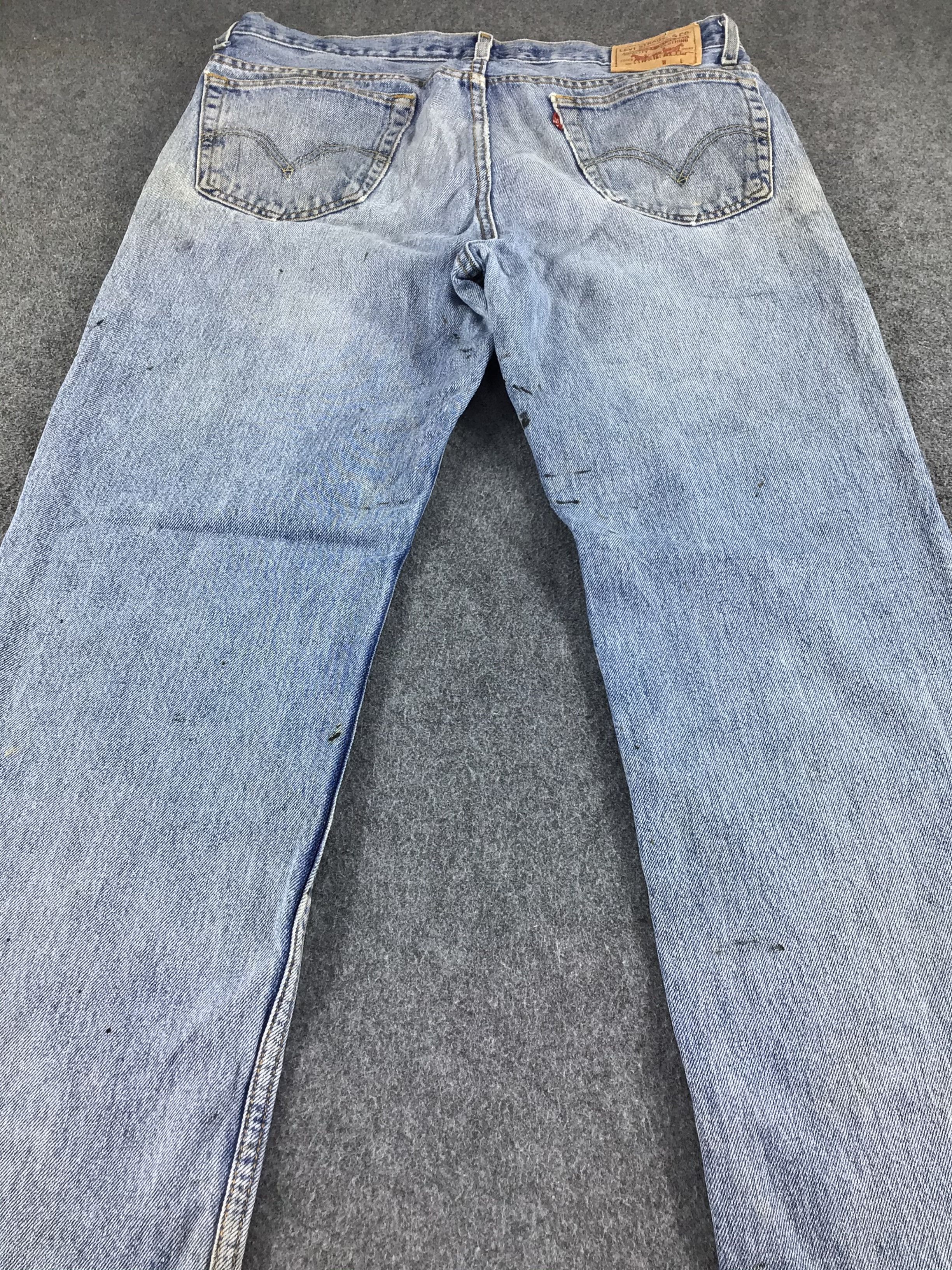 Levi's Vintage Levis 516 Jeans Dirty Wash Denim -J492 Size US 37 - 4 Thumbnail