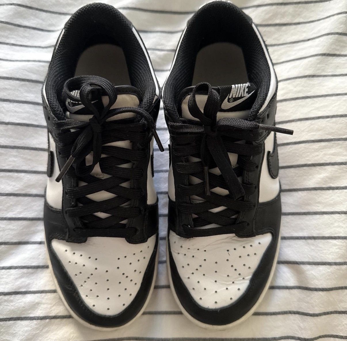 Nike Women's Nike Dunk Low | Black Panda Size US 6.5 / IT 36.5 - 2 Thumbnail