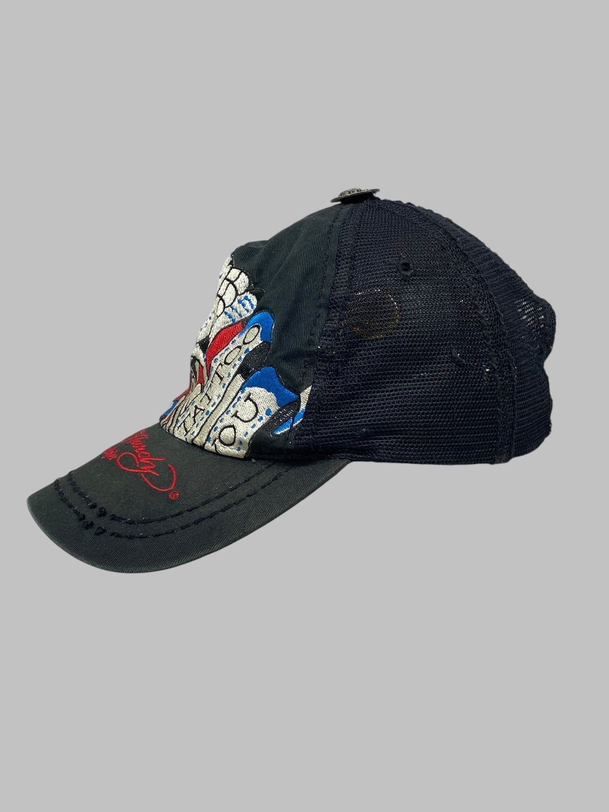 Ed Hardy Vintage Ed Hardy Cap By Christian Audigier Distressed Size ONE SIZE - 3 Thumbnail