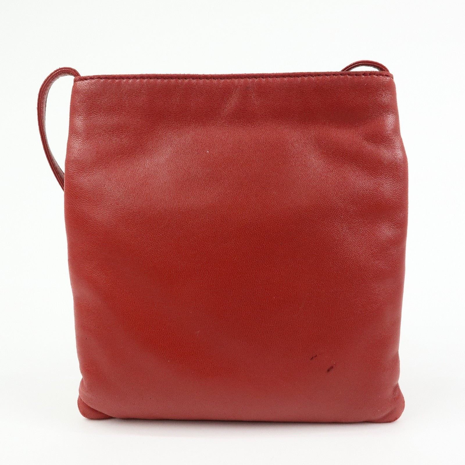 Loewe Loewe Anagram Nappa Leather Crossbody Bag Red Size ONE SIZE - 2 Thumbnail