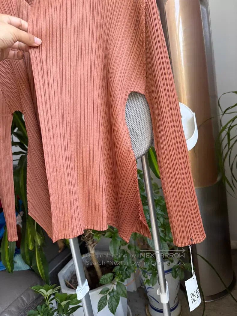 Issey Miyake Issey Miyake Caramel Brown Cardigan Size L / US 10 / IT 46 - 3 Thumbnail