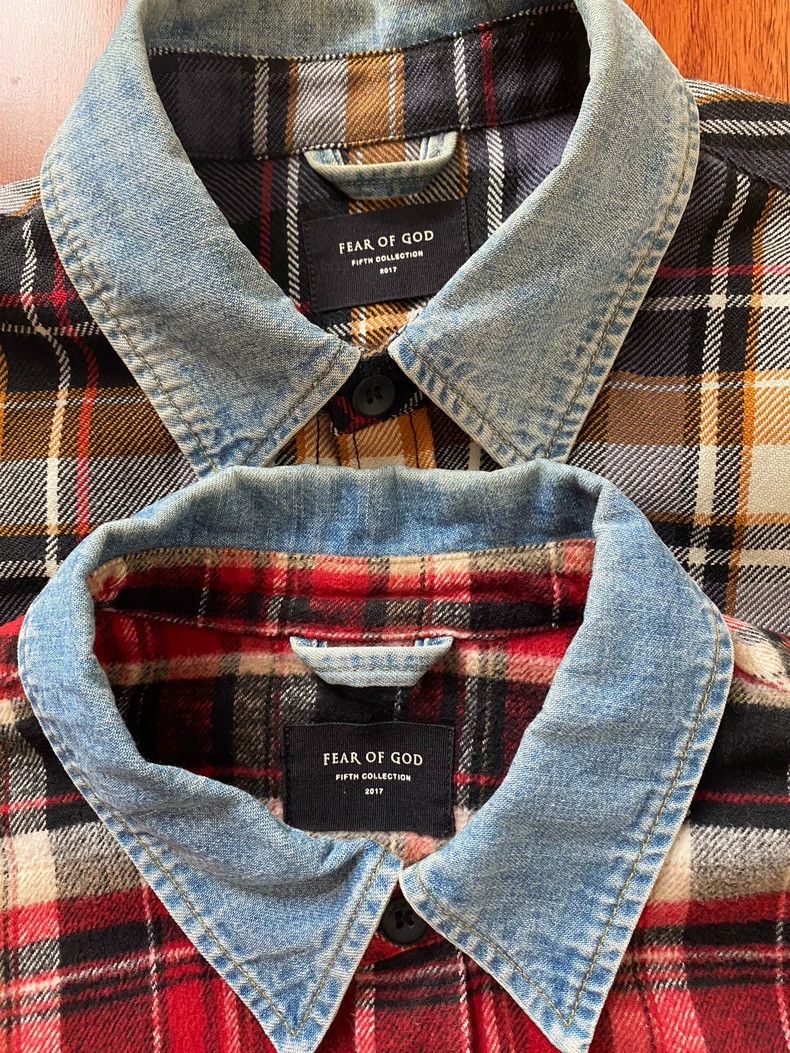 Fear of God Fear of God Denim collar shirt Size US L / EU 52-54 / 3 - 2 Thumbnail