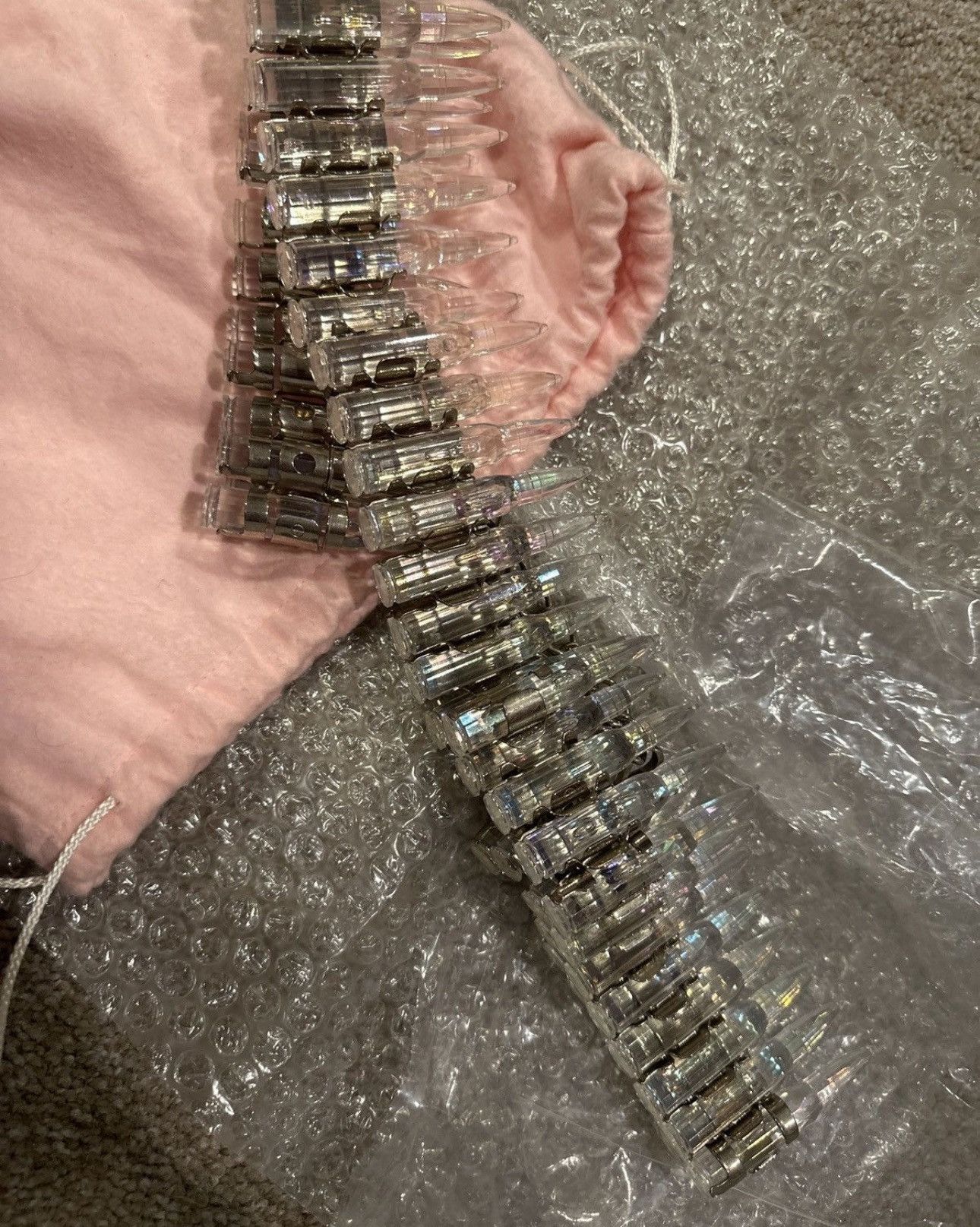 Undercover Undercover Bullet Belt AW2001 Crystal Size ONE SIZE - 11 Thumbnail