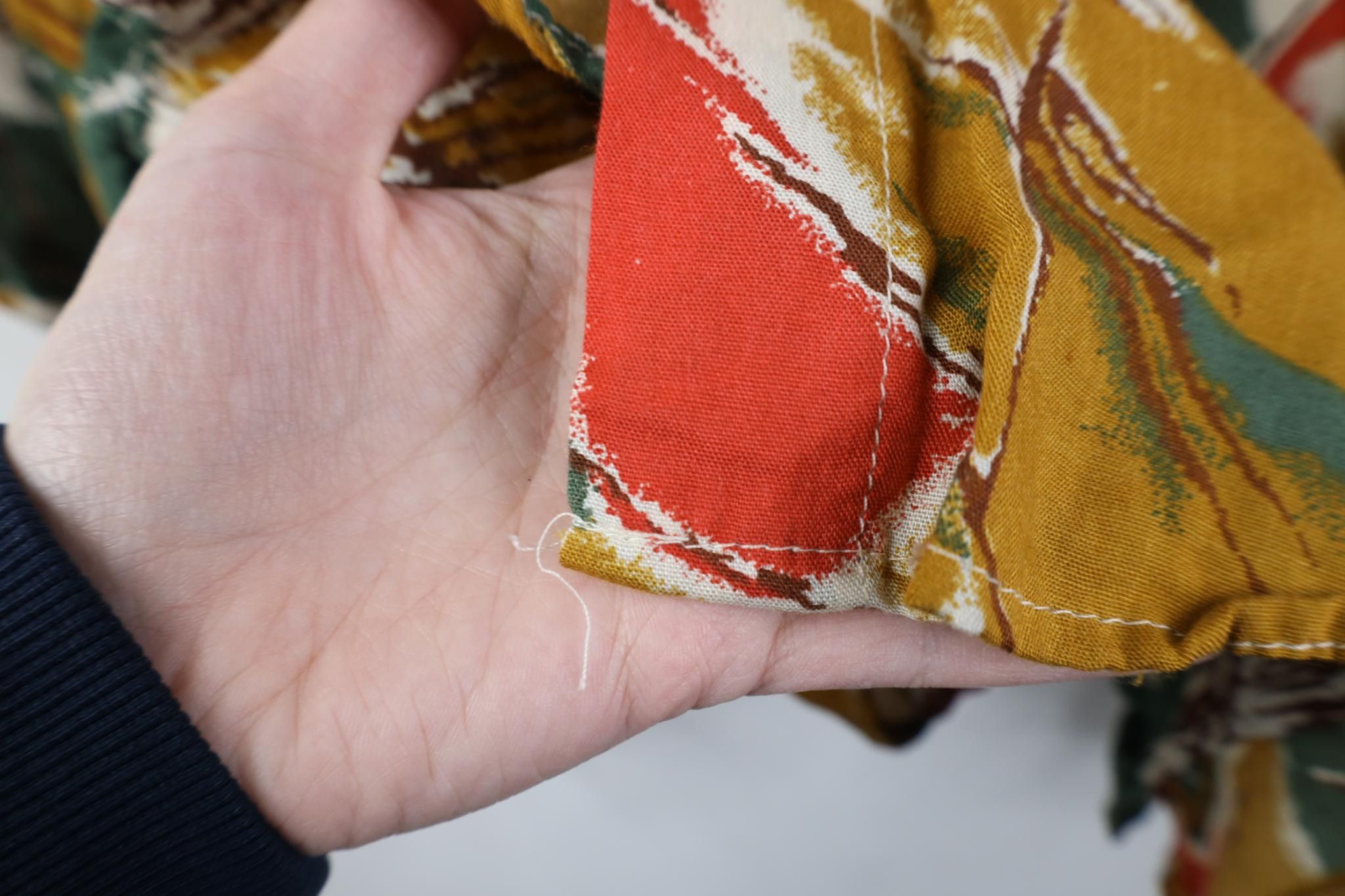 Vintage Deadstock Vintage 90s Streetwear Gabardine Button Shirt Size US L / EU 52-54 / 3 - 7 Thumbnail