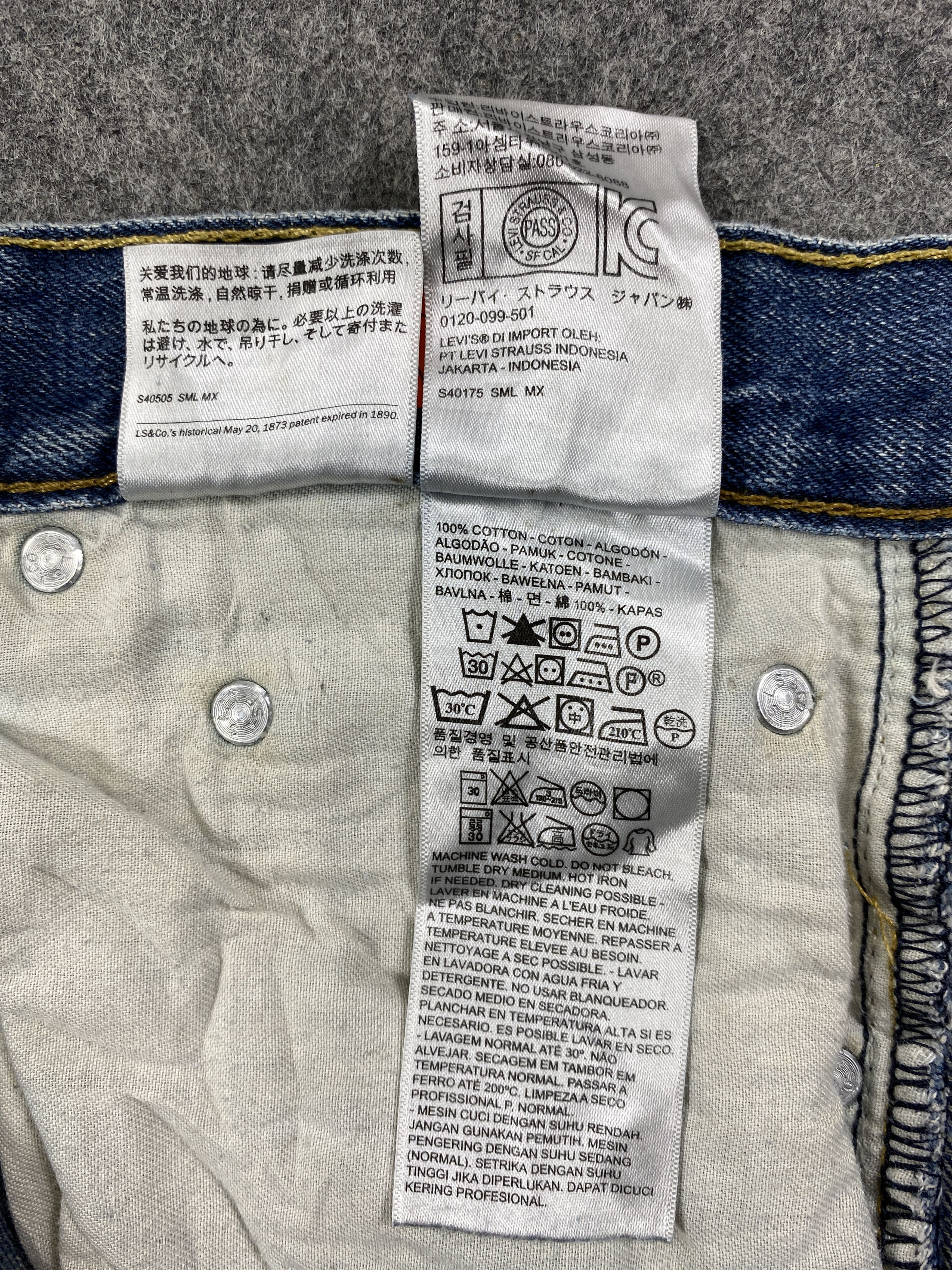 Japanese Brand Distressed Blue Vintage Levi's 569 38x35 Denim -JN2113 Size US 38 / EU 54 - 9 Thumbnail