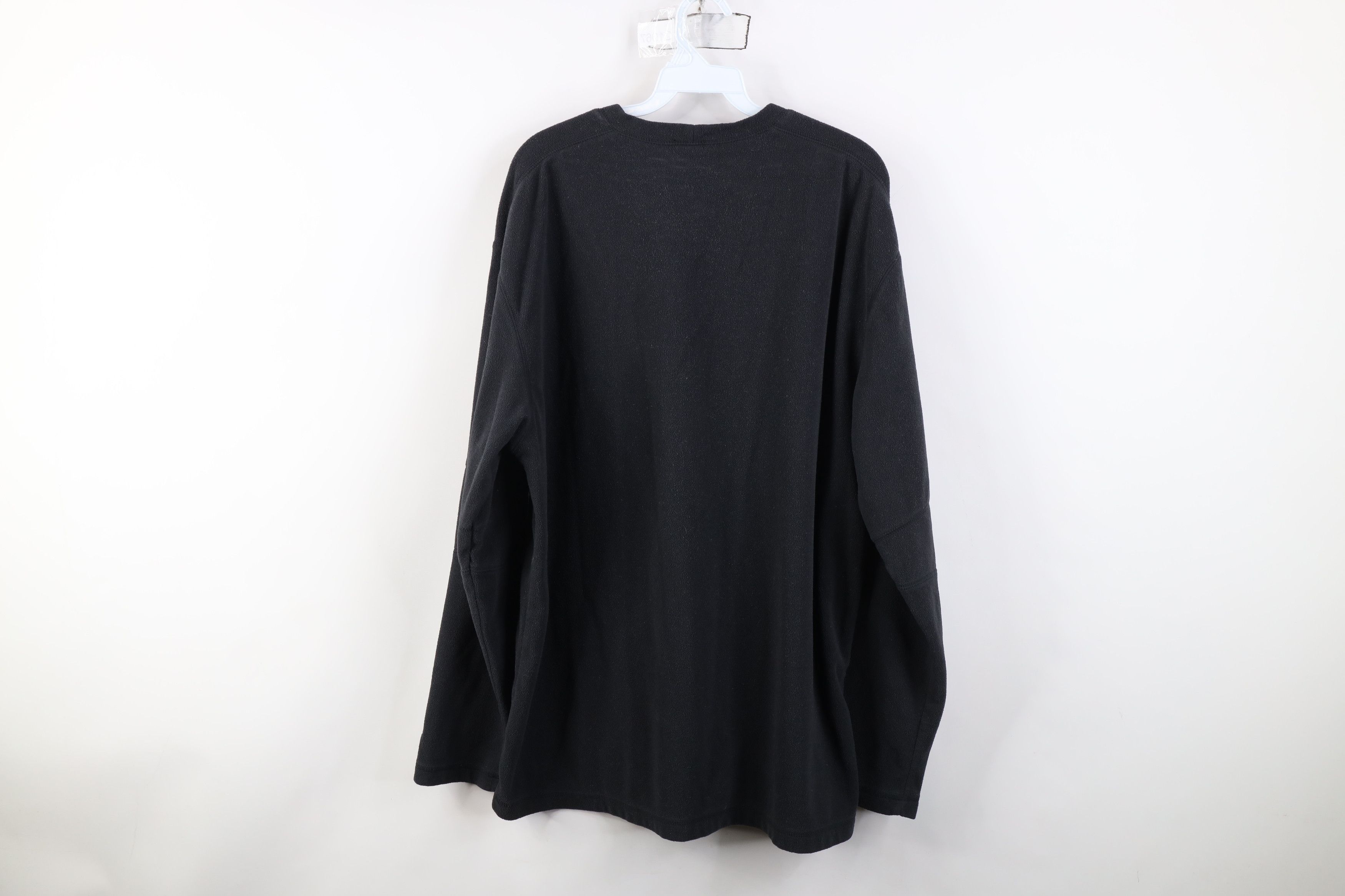 Nike Vintage Y2K Nike Mini Swoosh Fleece Crewneck Sweater Black Size US L / EU 52-54 / 3 - 12 Thumbnail