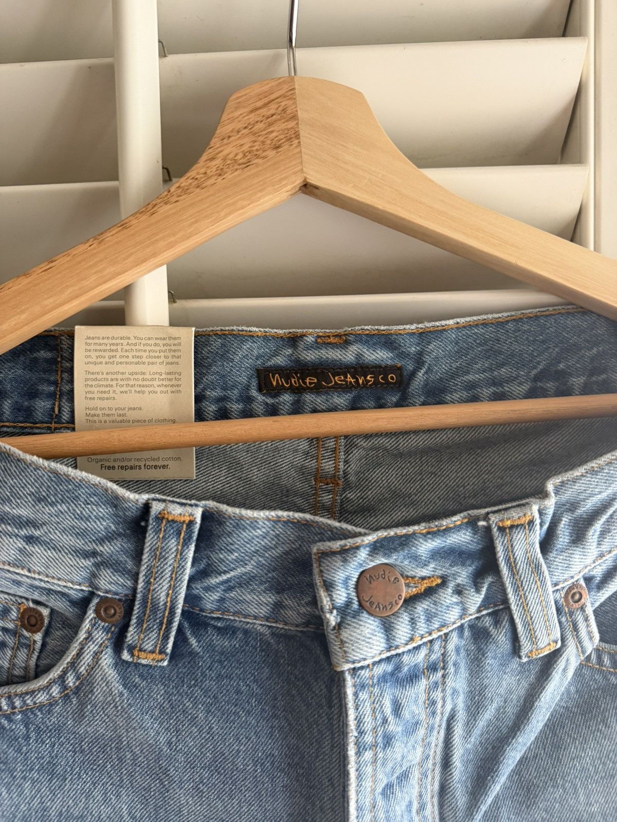 Nudie Jeans Nudie Jeans Rad Rufus Indigo Blues 32W/28L Size US 32 / EU 48 - 2 Thumbnail