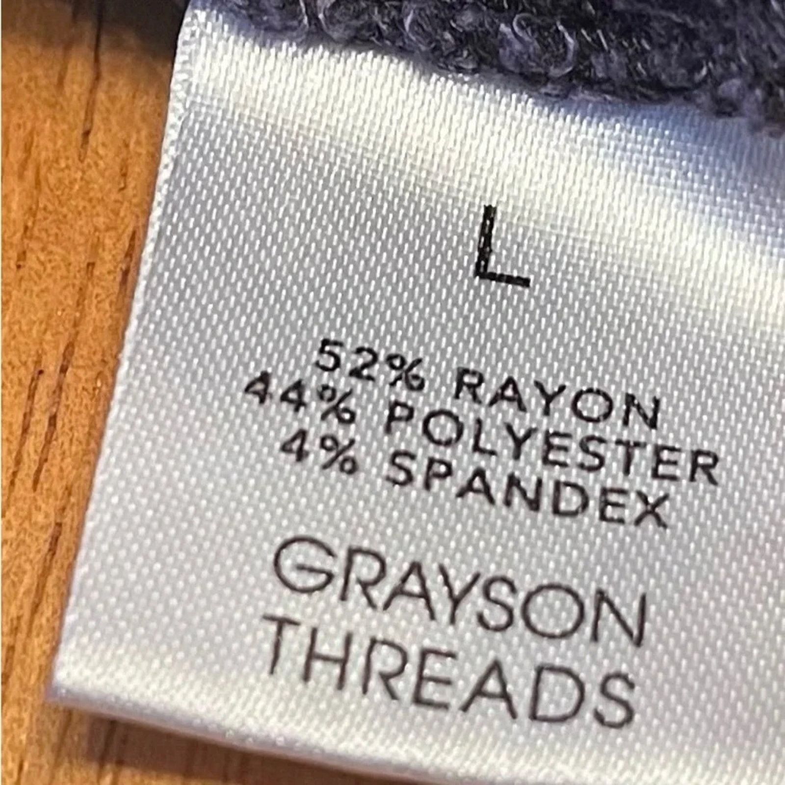 The Unbranded Brand Grayson/Threads lightweight long sleeve hoodie, size Large Size L / US 10 / IT 46 - 5 Thumbnail