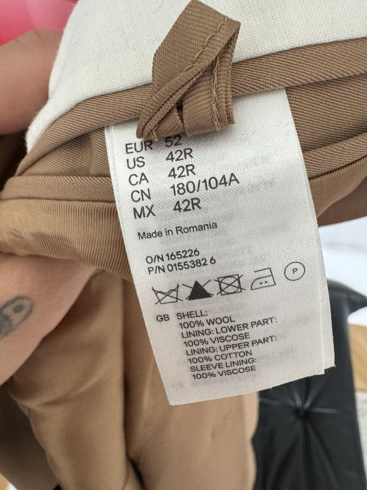 Maison Margiela Maison Margiela x H&M Beige Wool Blazer Classy Designer Rare Size 42R - 5 Thumbnail