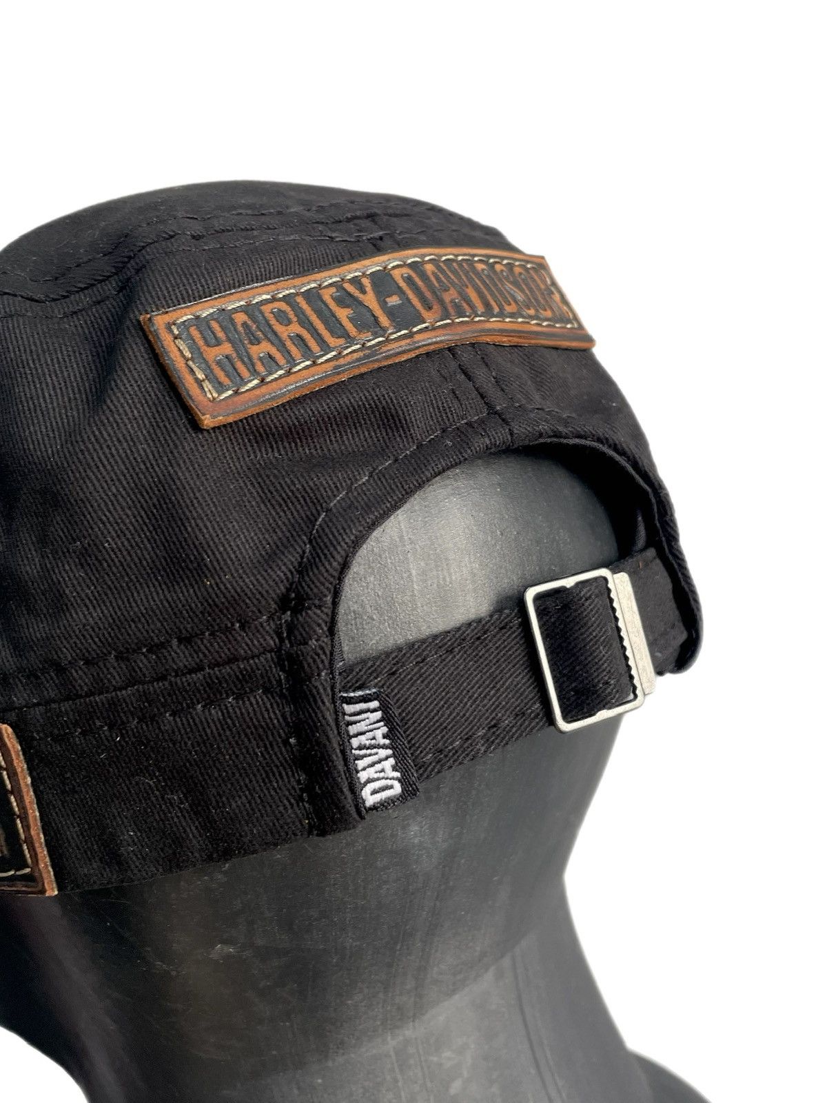 Harley Davidson Harley Davidson cross flame cap gothic moto y2k style Size ONE SIZE - 10 Thumbnail