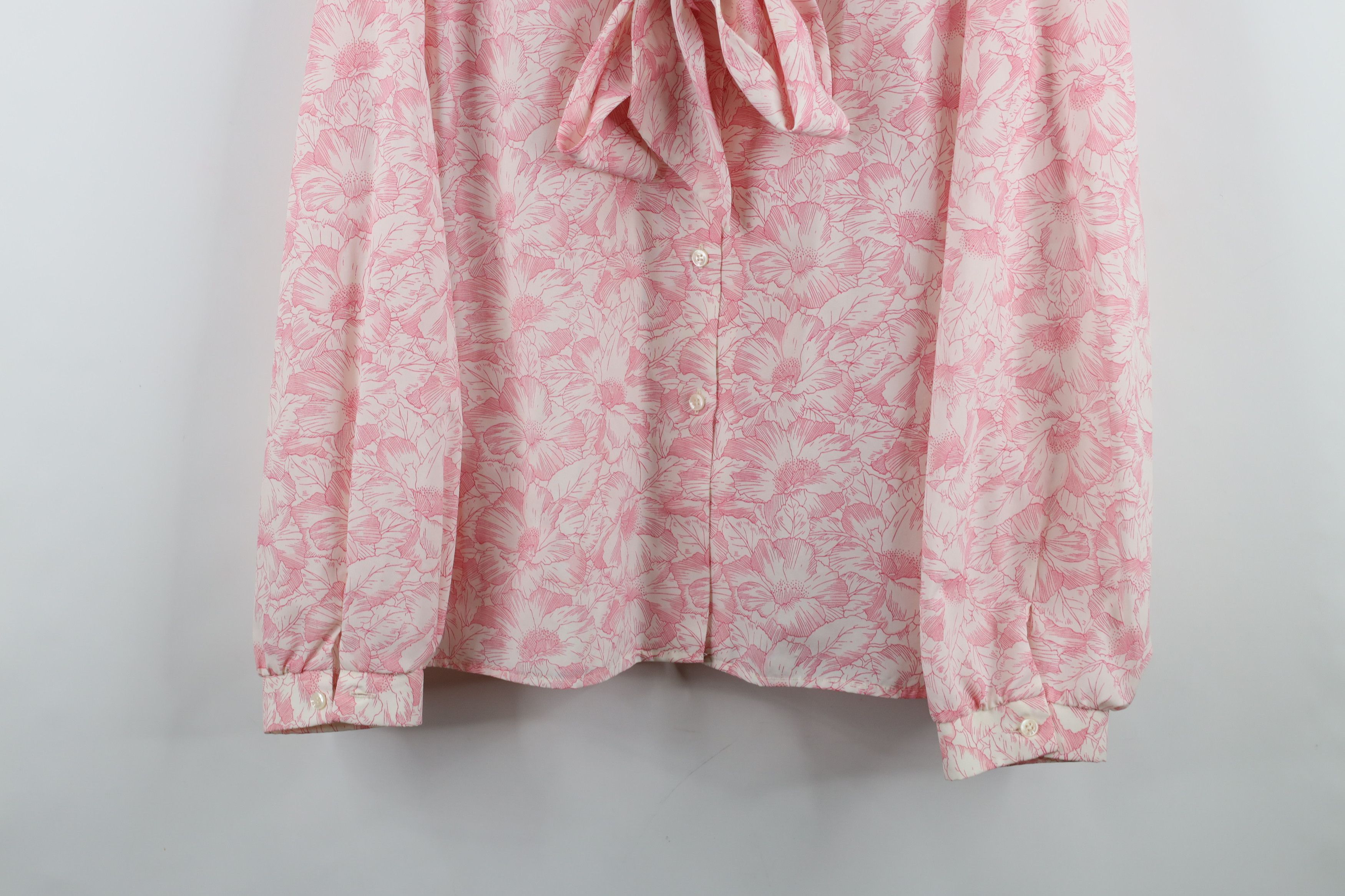 Vintage Vintage 70s Streetwear Collared Button Shirt Pink USA Size XXL / US 16-18 / IT 52-54 - 3 Thumbnail