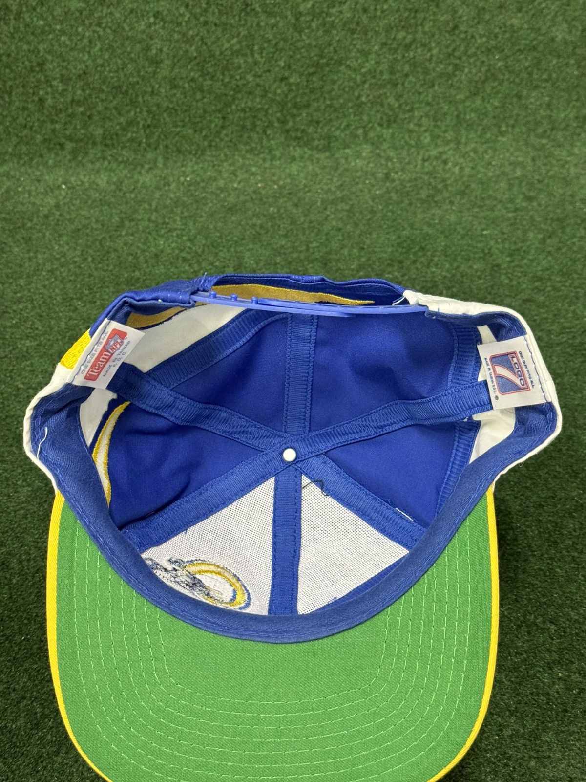 Logo 7 Vintage Los Angeles Rams Snapback Hat Size ONE SIZE - 5 Thumbnail