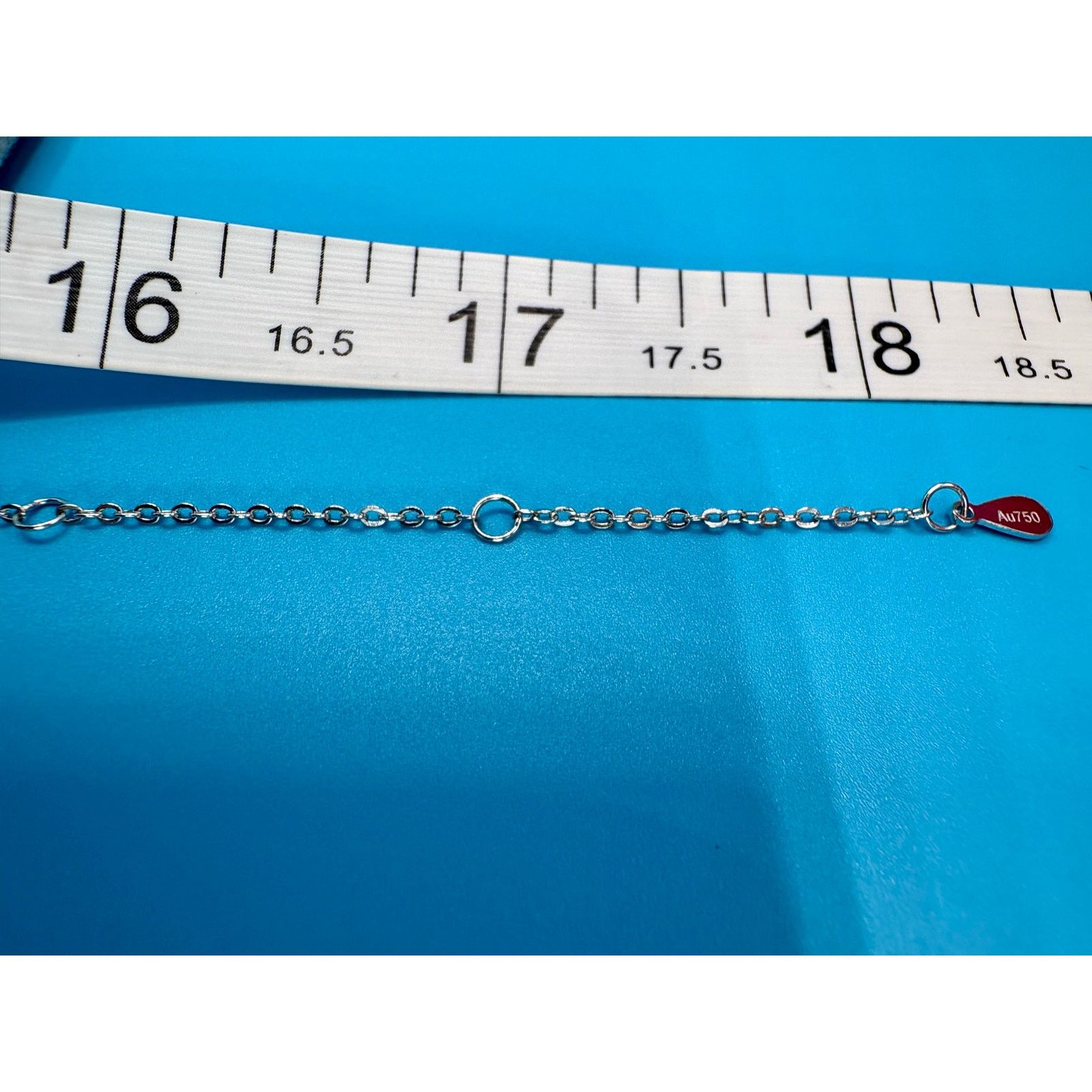 Jewelry NEW Aquamarine Moissanite Ring & Necklace in PT950 & AU750 Size ONE SIZE - 9 Thumbnail