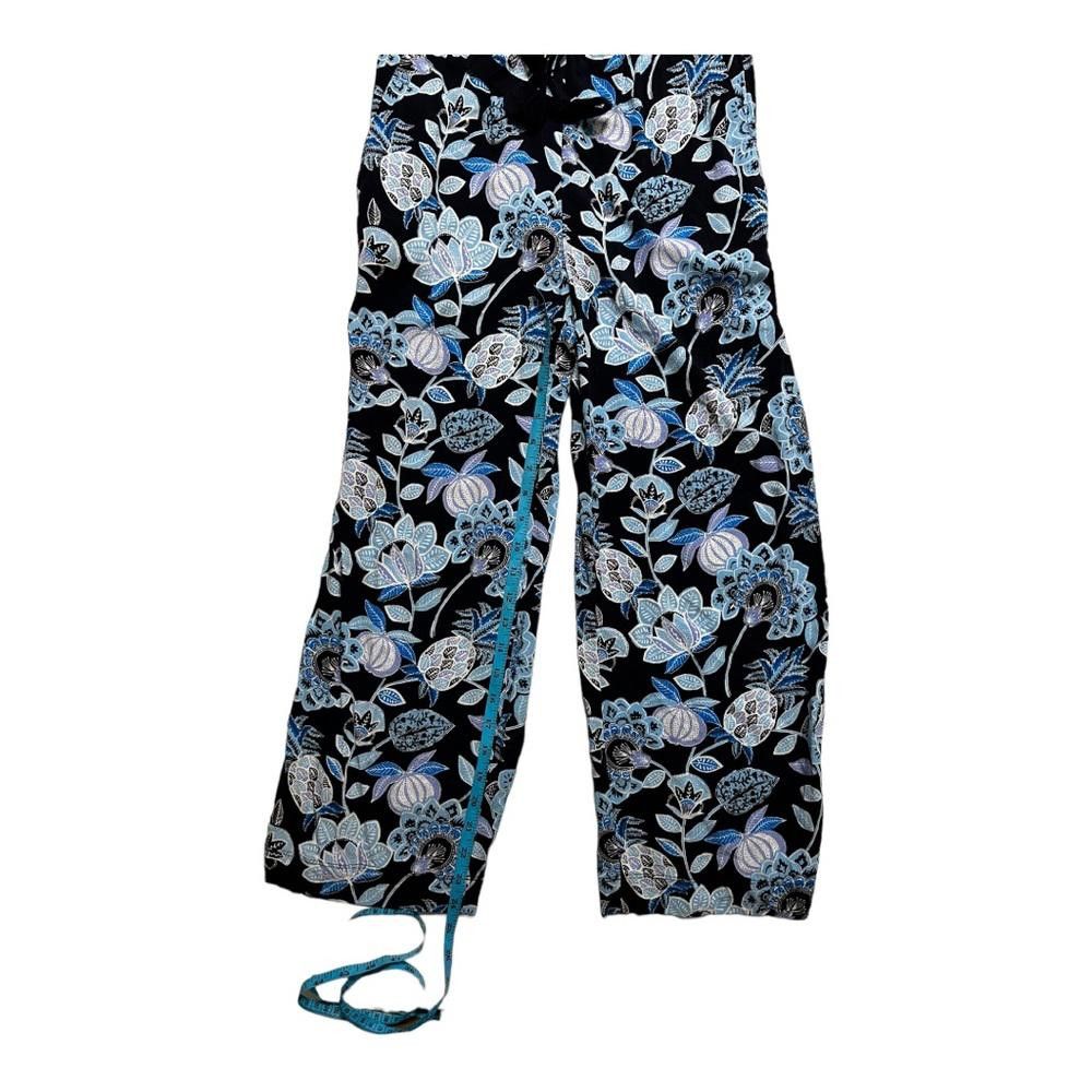 Designer Loft l Blue Pineapple Floral Print Jumpsuit Size 0 Size 25" / US 0 / IT 36 - 3 Thumbnail