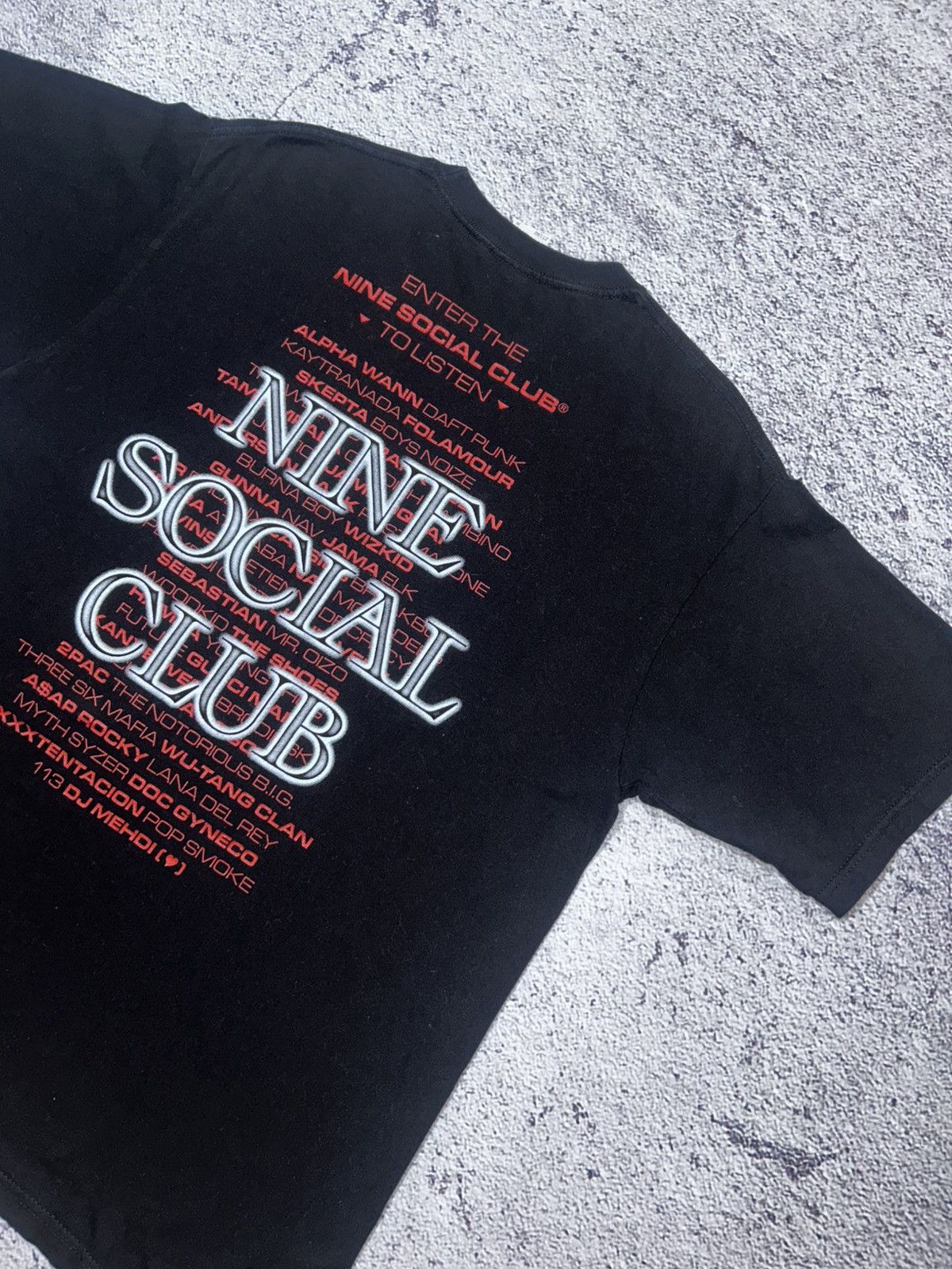 Rap Tees Nine Social Club “Staff Musical Tastes” 2020 Exclusive Size US L / EU 52-54 / 3 - 3 Thumbnail