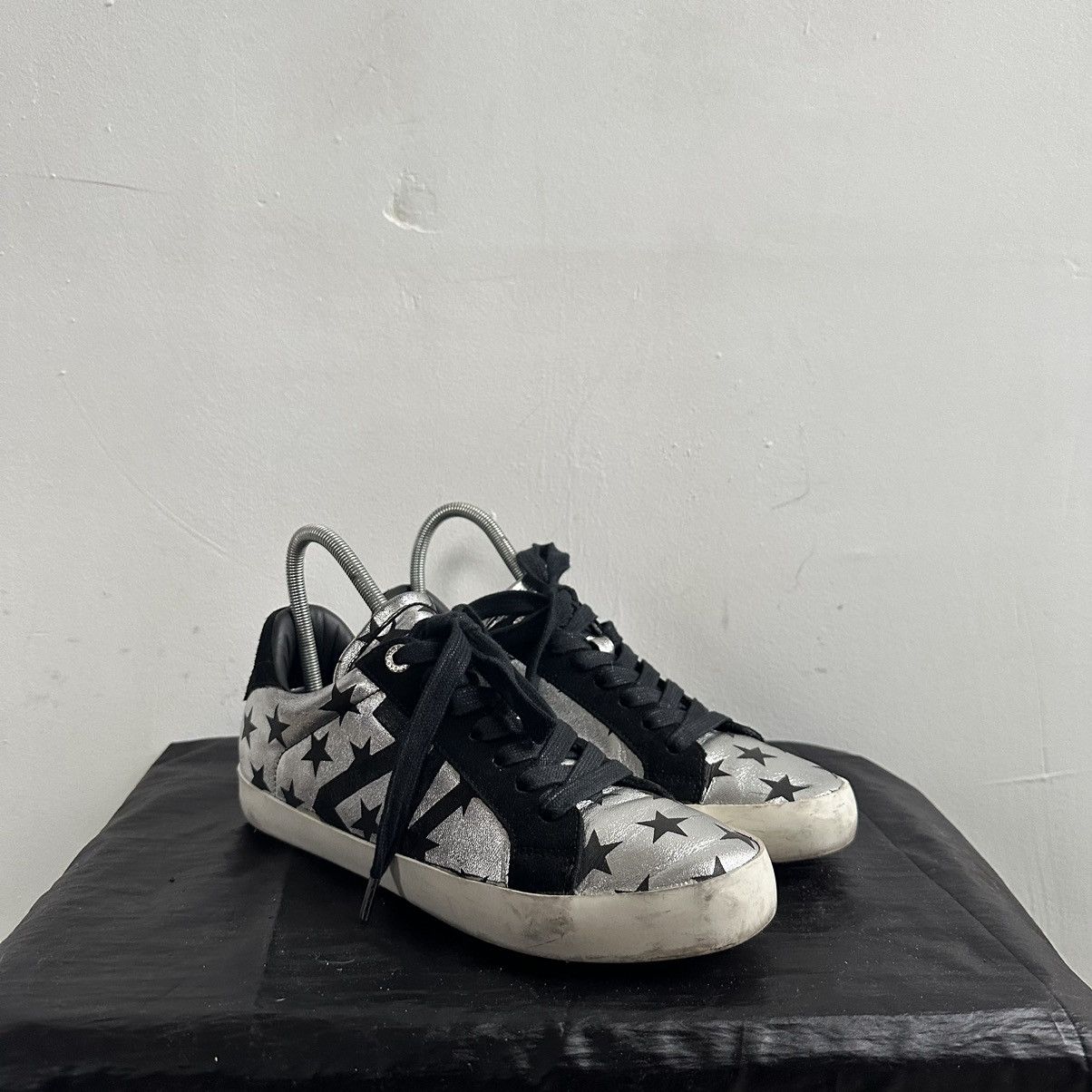 Zadig & Voltaire Zadig & Voltaire Lightning Leather Low-Top Sneakers Size US 8 / IT 38 - 2 Thumbnail