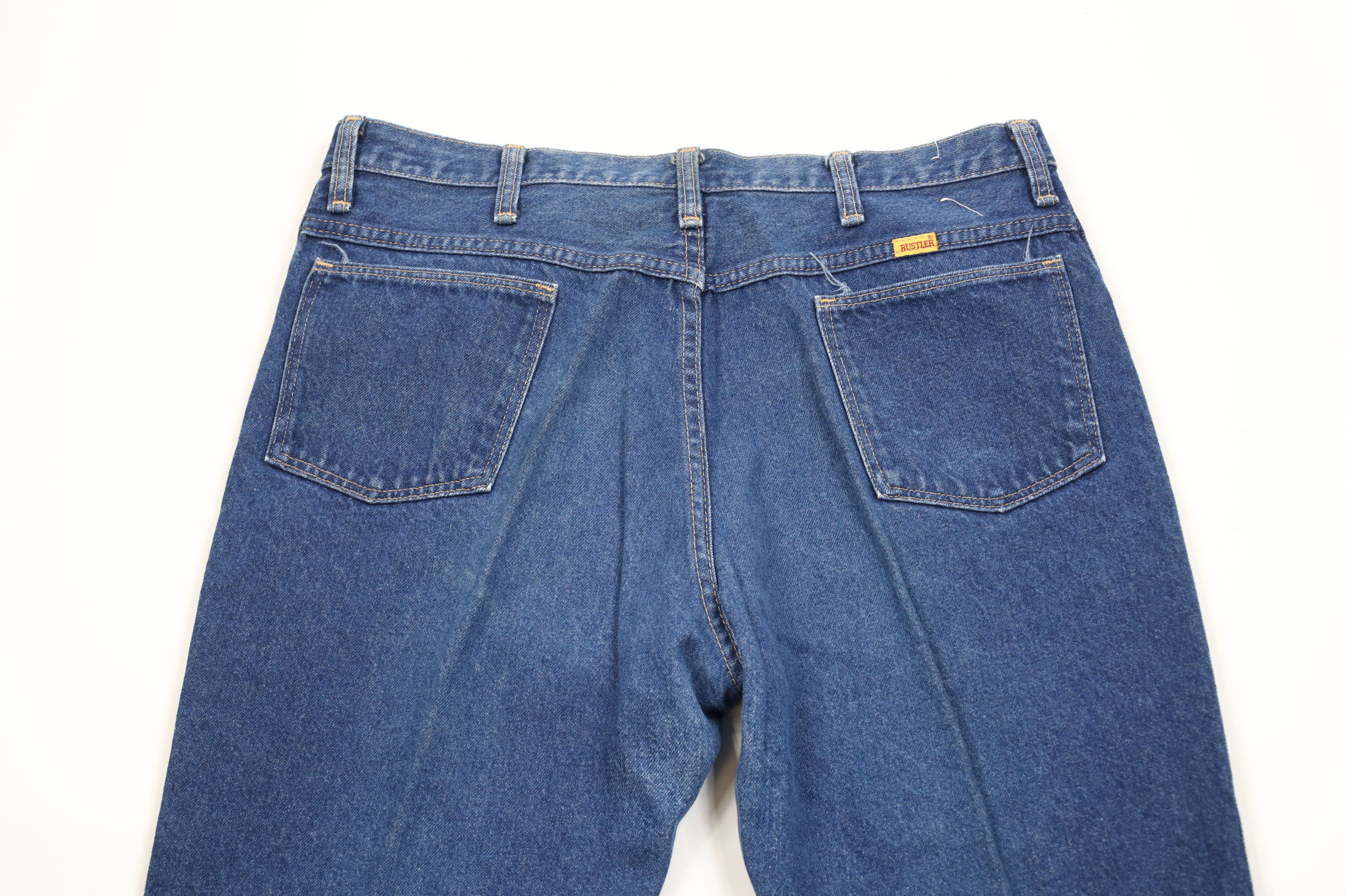 Vintage Vintage 90s Streetwear Straight Leg Denim Jeans Blue USA Size US 36 / EU 52 - 12 Thumbnail