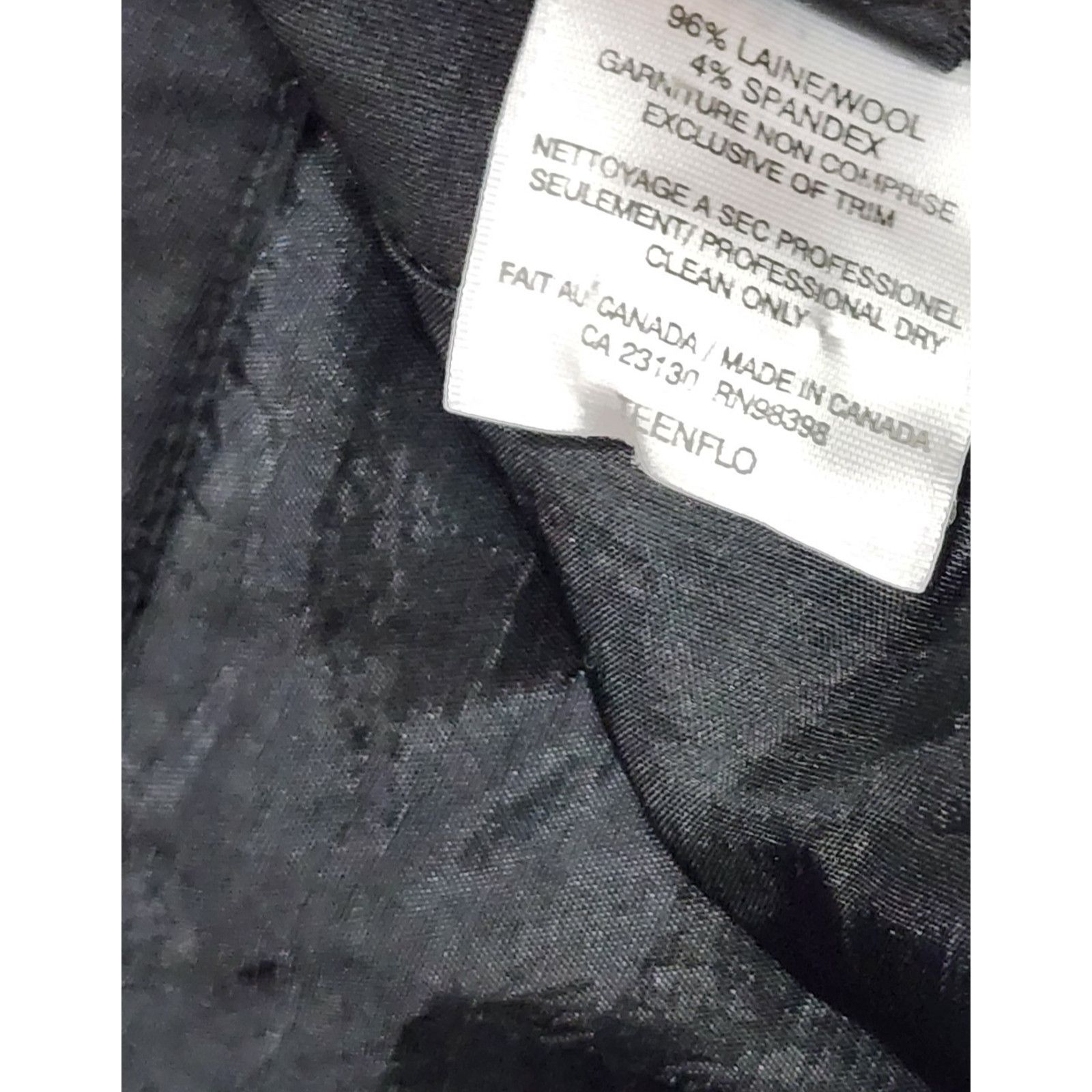 Other Teen Flo Pencil Skirt Size 4 Black Wool Knee-Length Lined Size 27" / US 4 / IT 40 - 8 Thumbnail