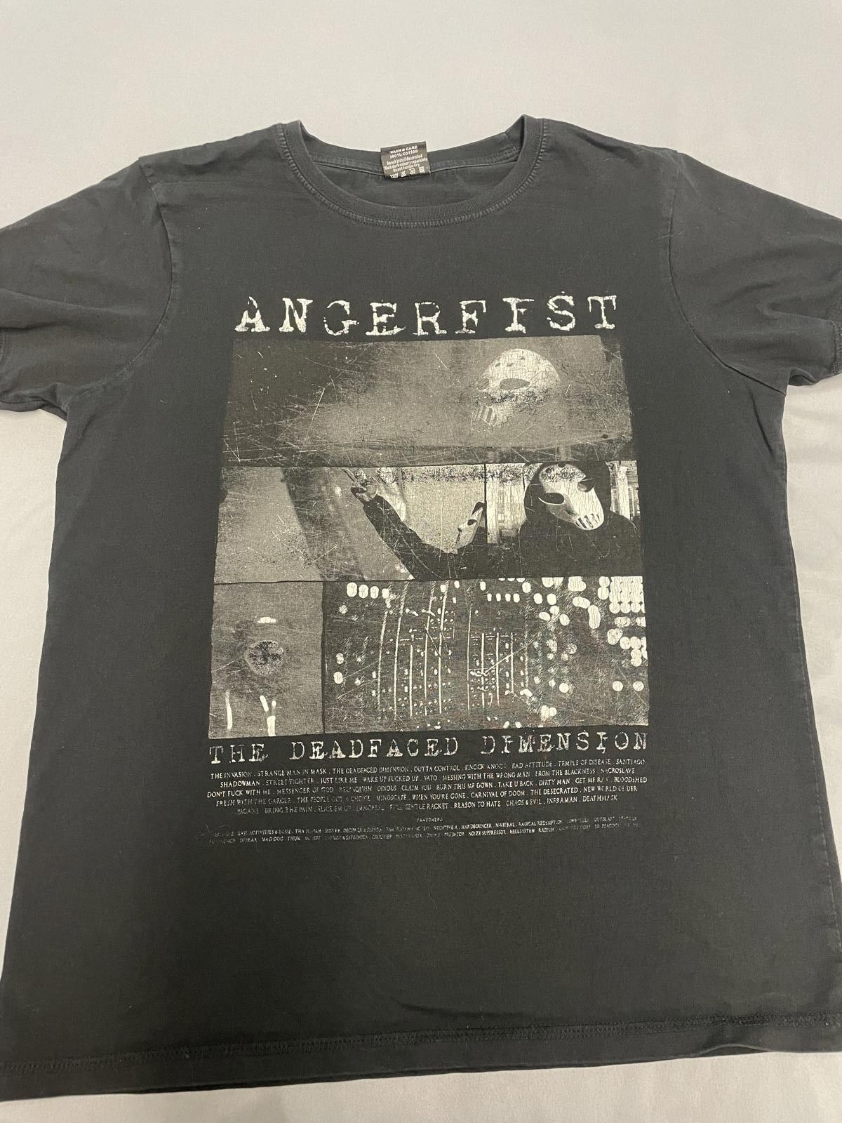 Designer Angerfist Graphic Black T-Shirt - Size Small Size US S / EU 44-46 / 1 - 3 Thumbnail