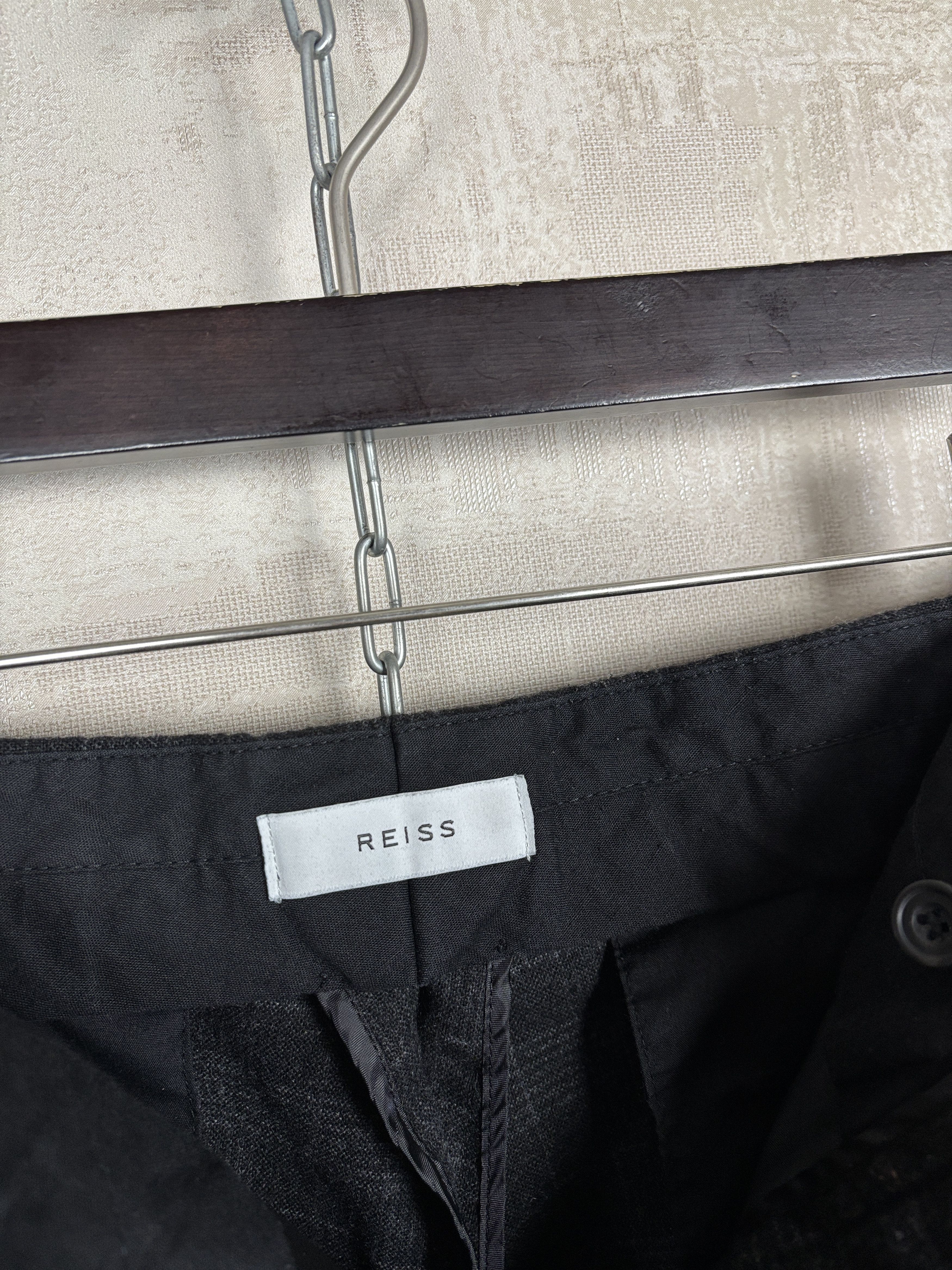 Reiss Reiss Rodney Plaid Wool Blend Pants Check Trousers 34 inch Size US 34 / EU 50 - 6 Thumbnail