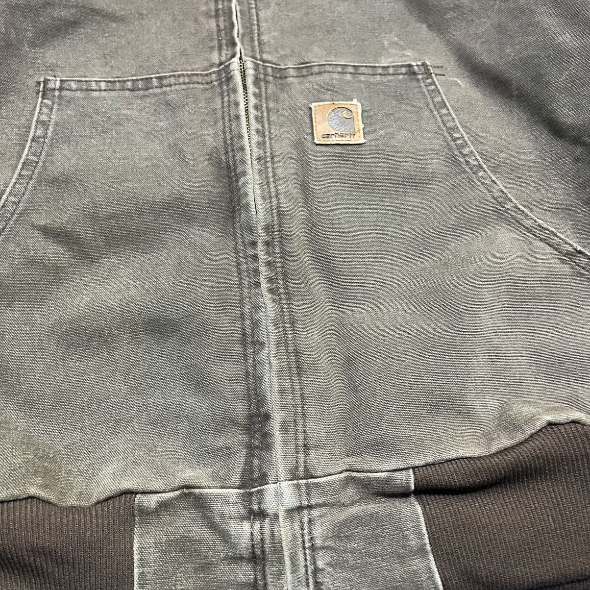 Carhartt VINTAGE CARHARTT BROWN FADED DISTRESSED HOODED JACKET XXL Size US XXL / EU 58 / 5 - 4 Thumbnail