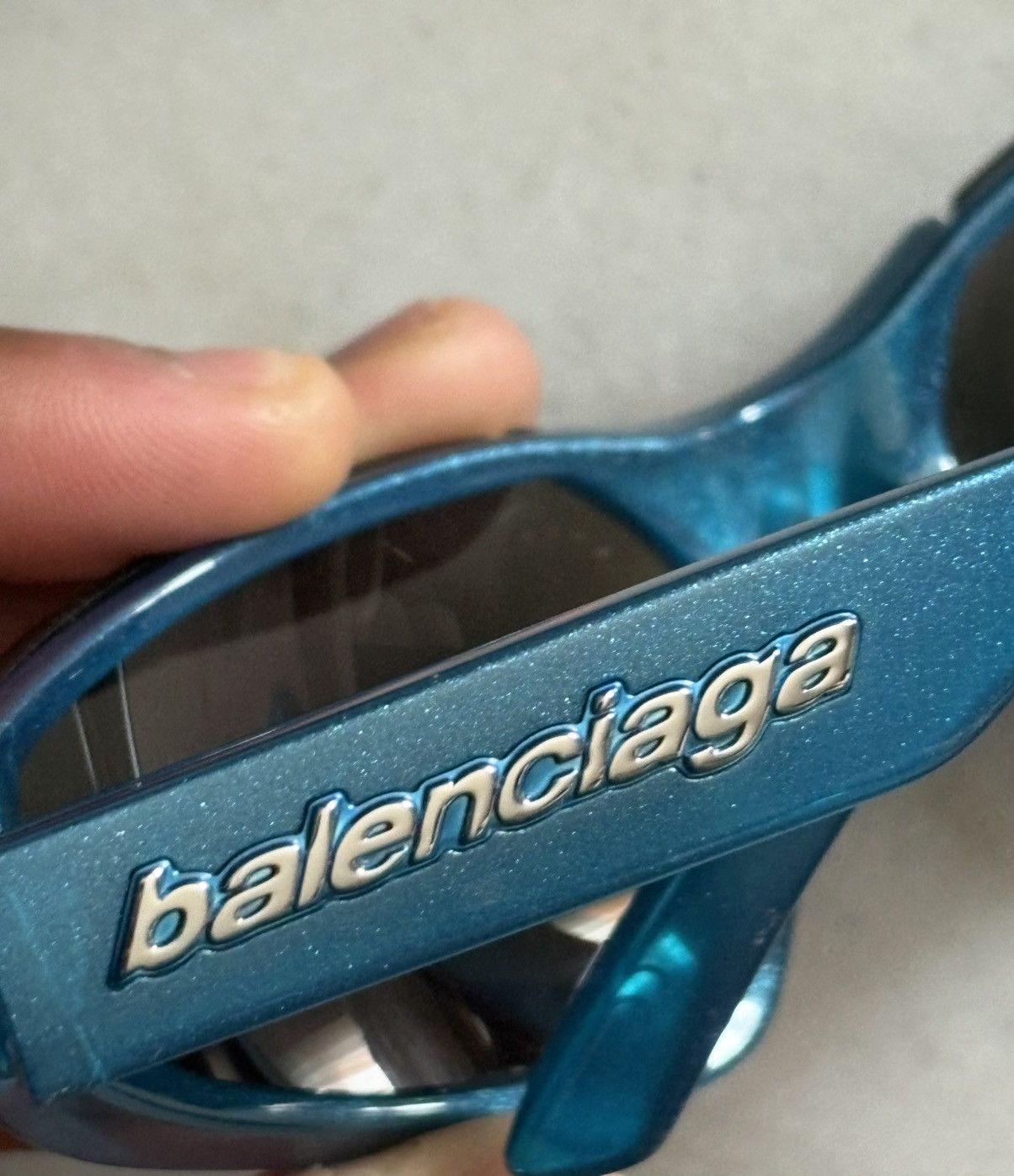 Balenciaga Balenciaga blue xpander sunglasses Size ONE SIZE - 5 Thumbnail