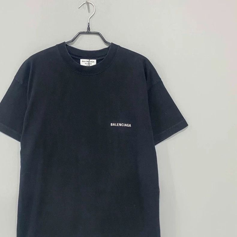 Balenciaga Balenciaga Black letters logo short sleeves Size US S / EU 44-46 / 1 - 2 Thumbnail