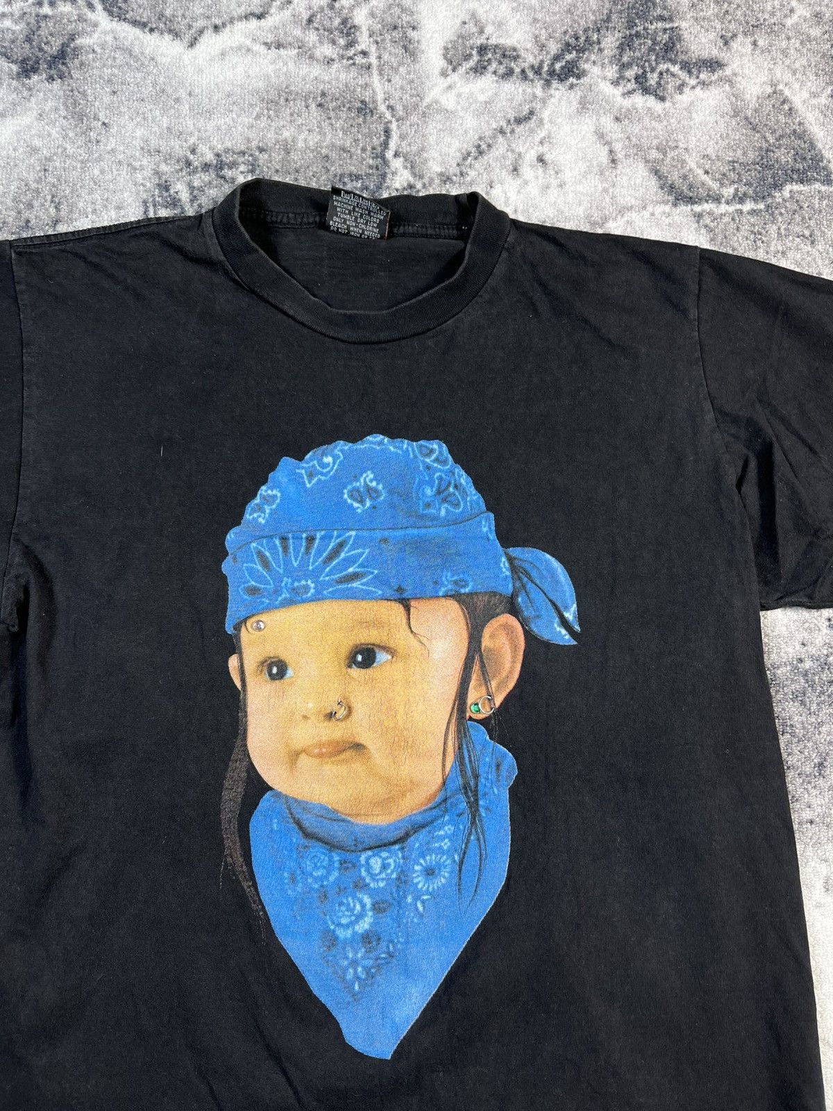 Other Pierced Baby Graphic Tee With Real Metal Ring Size US L / EU 52-54 / 3 - 2 Thumbnail