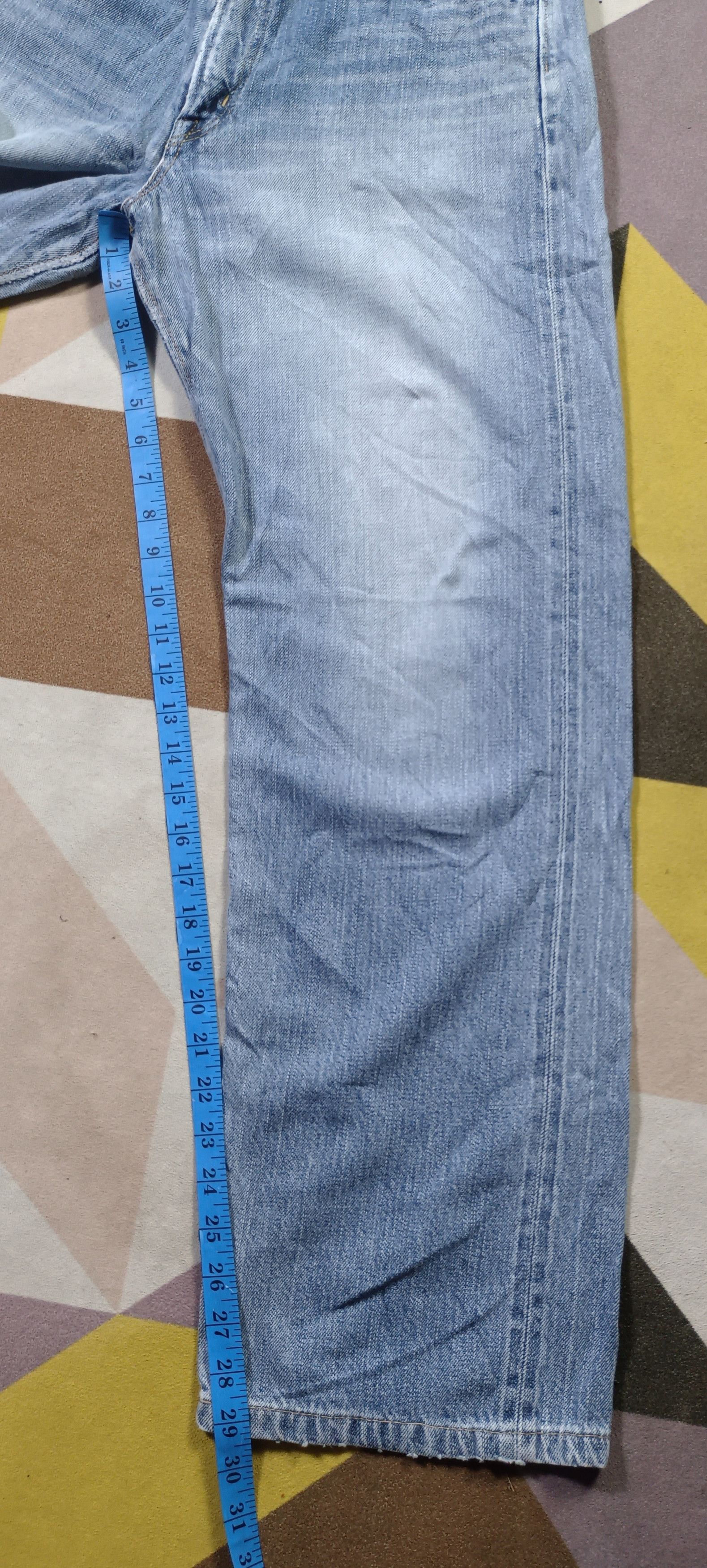 Edwin Edwin Selvedge 505z Orange tag Distressed Denim (30) Size US 30 / EU 46 - 15 Thumbnail