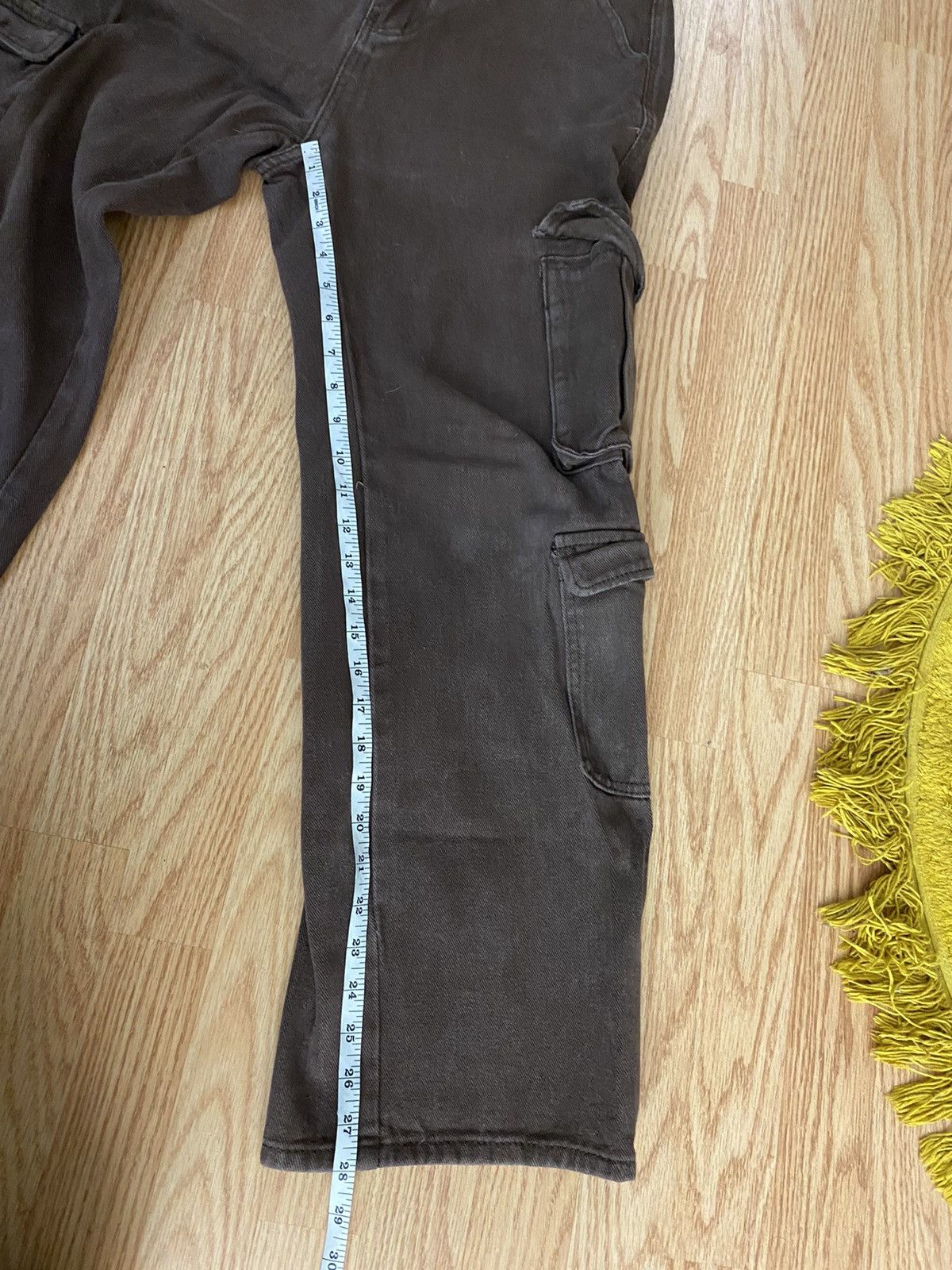 Japanese Brand Crazy Vintage Brown Multi Pocket Cargo Pants Baggy Y2k rare Size US 32 / EU 48 - 8 Thumbnail