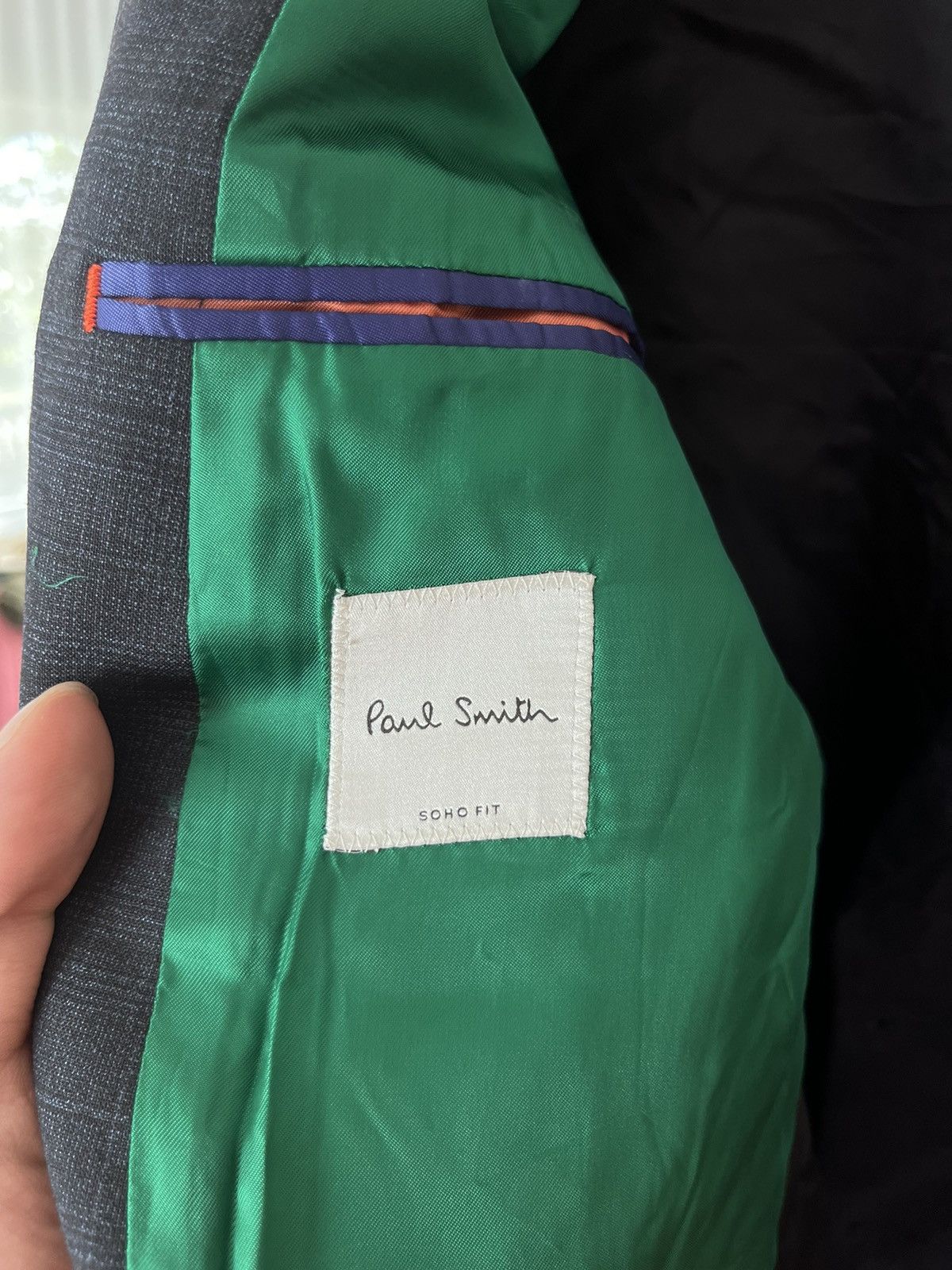 Paul Smith Paul Smith Checkered Blue Blazer SoHo Fit Size 42/6R Size 42R - 5 Thumbnail
