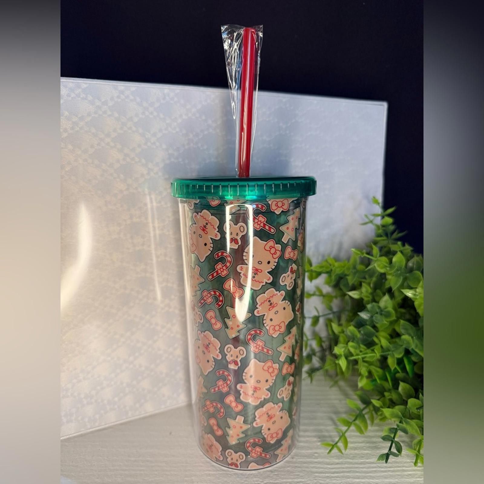 Designer Hello Kitty Gingerbread Tumbler NWT Size ONE SIZE - 1 Thumbnail