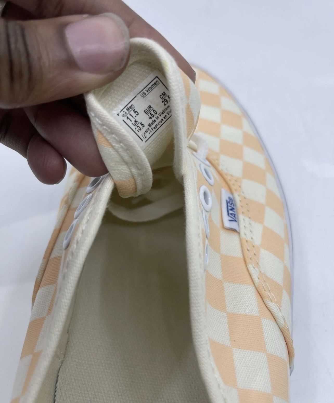 Vans VANS AUTHENTIC CHECKEBOARD Size US 11.5 / EU 44-45 - 4 Thumbnail