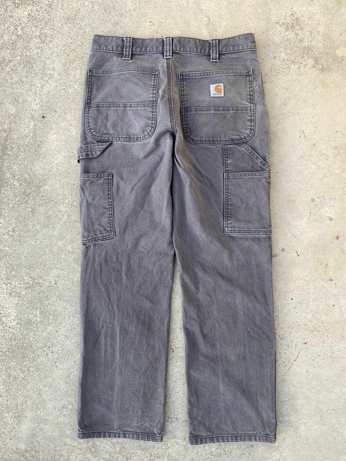 Carhartt 2000s Distressed Sun Faded Carhartt Double Knee Size US 32 / EU 48 - 4 Thumbnail