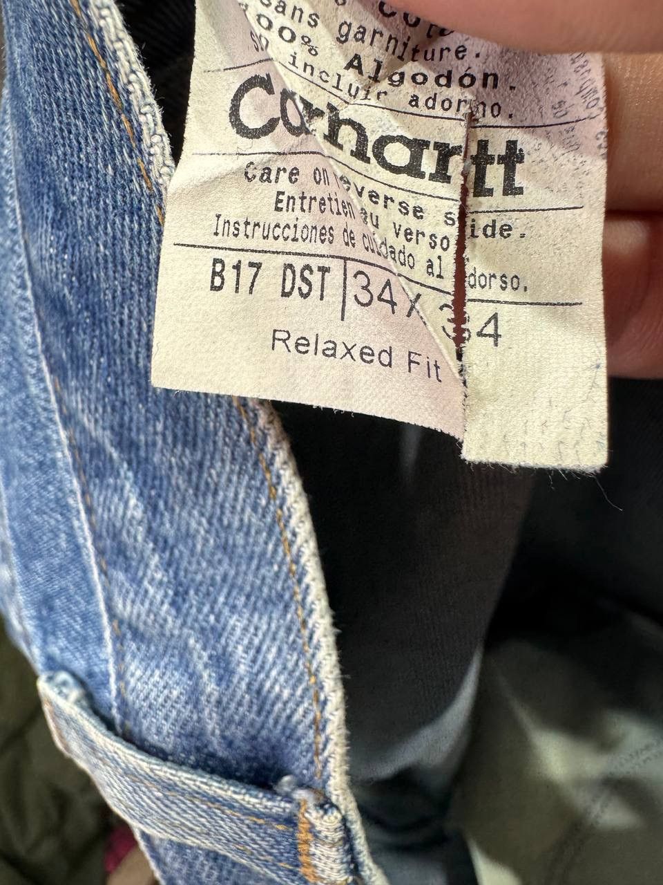 Carhartt Carhartt Denim Jeans Pants B17 DST Size US 34 / EU 50 - 18 Thumbnail