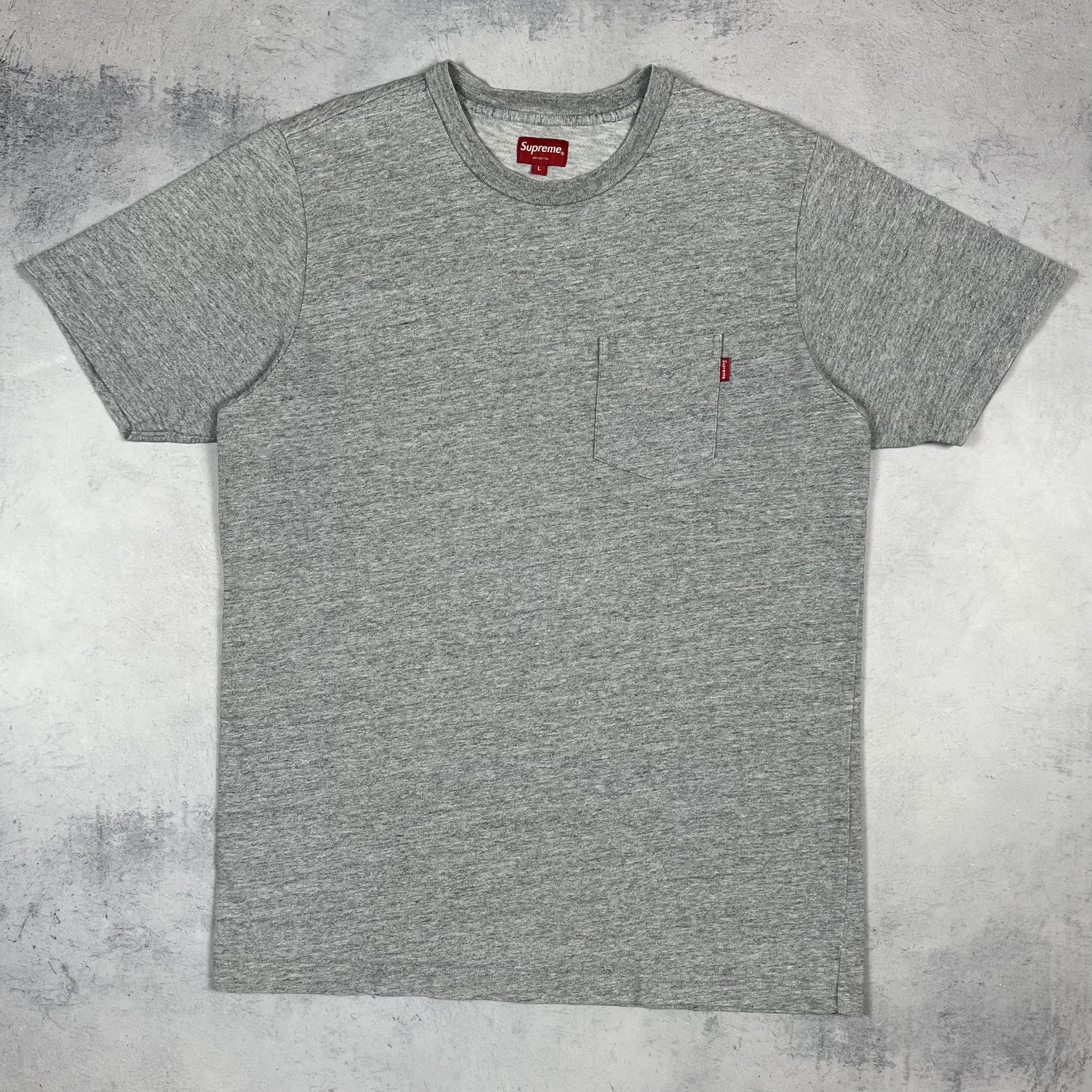 Supreme Supreme Basic Pocket Heavy Cotton T Shirt Size US L / EU 52-54 / 3 - 2 Thumbnail