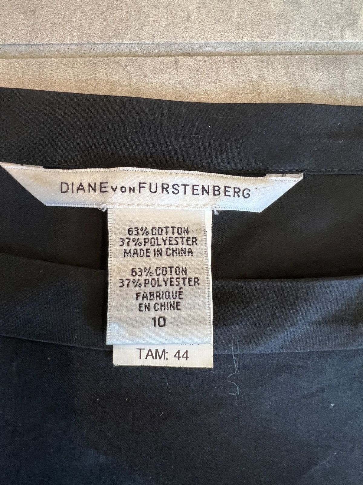 Diane von Furstenberg Diane Von Furstenberg Black Wrap Dress Size 10 Size L / US 10 / IT 46 - 5 Thumbnail
