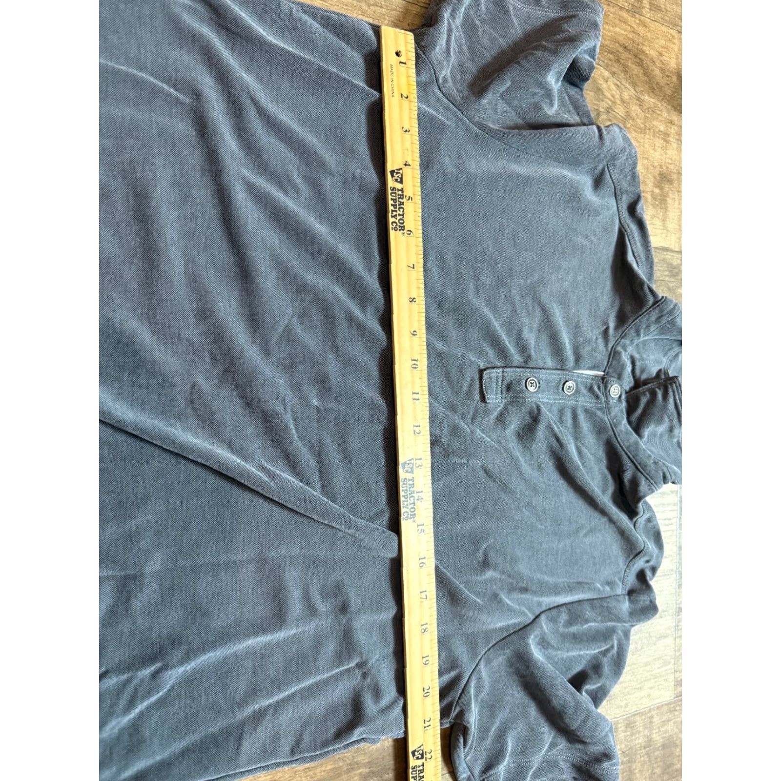 Tommy Bahama TOMMY BAHAMA Polo Shirt Mens L Gray Short Sleeve Collared Polo Shirt Big & Tall Mens Shirt Gray Beach Size US L / EU 52-54 / 3 - 3 Thumbnail