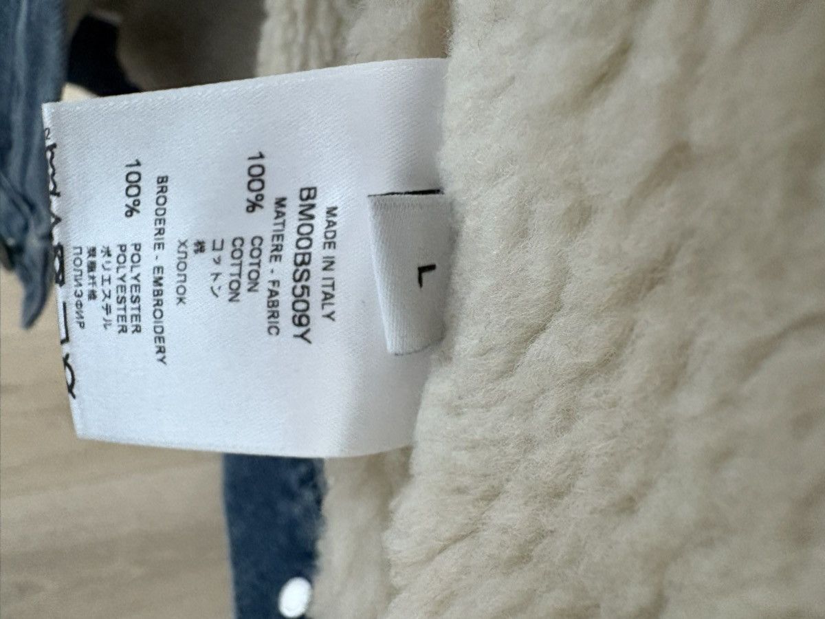 Givenchy GIVENCHY blue denim sherpa jacket Size US L / EU 52-54 / 3 - 5 Thumbnail