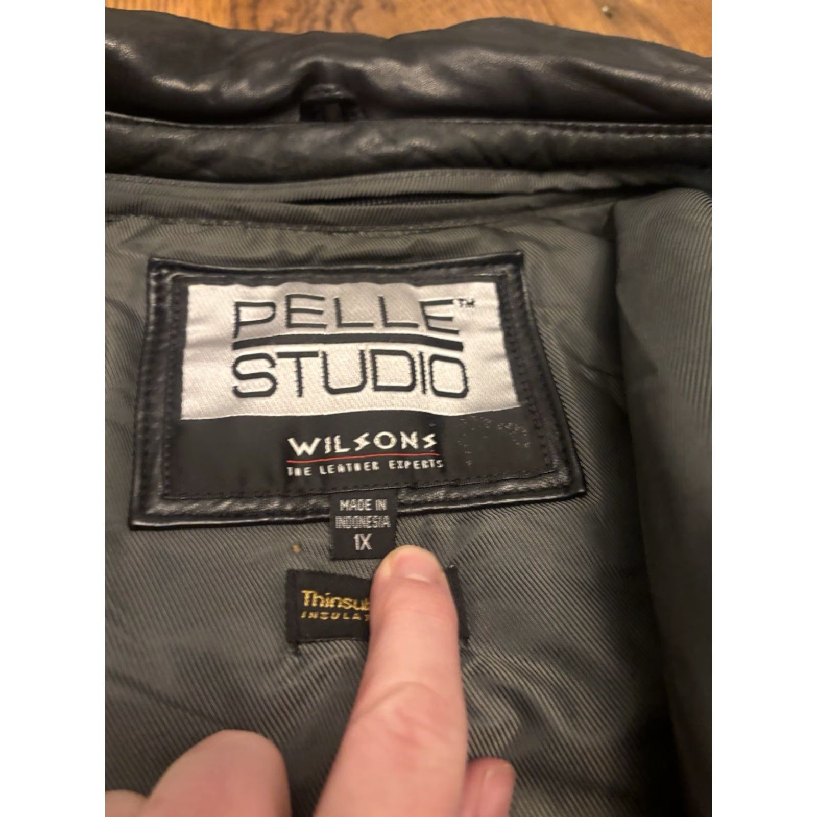 Vintage VINTAGE Wilsons Pelle Studio Leather Jacket 3-in-1 Men XL Black Zip Thinsulate Size US XL / EU 56 / 4 - 5 Thumbnail