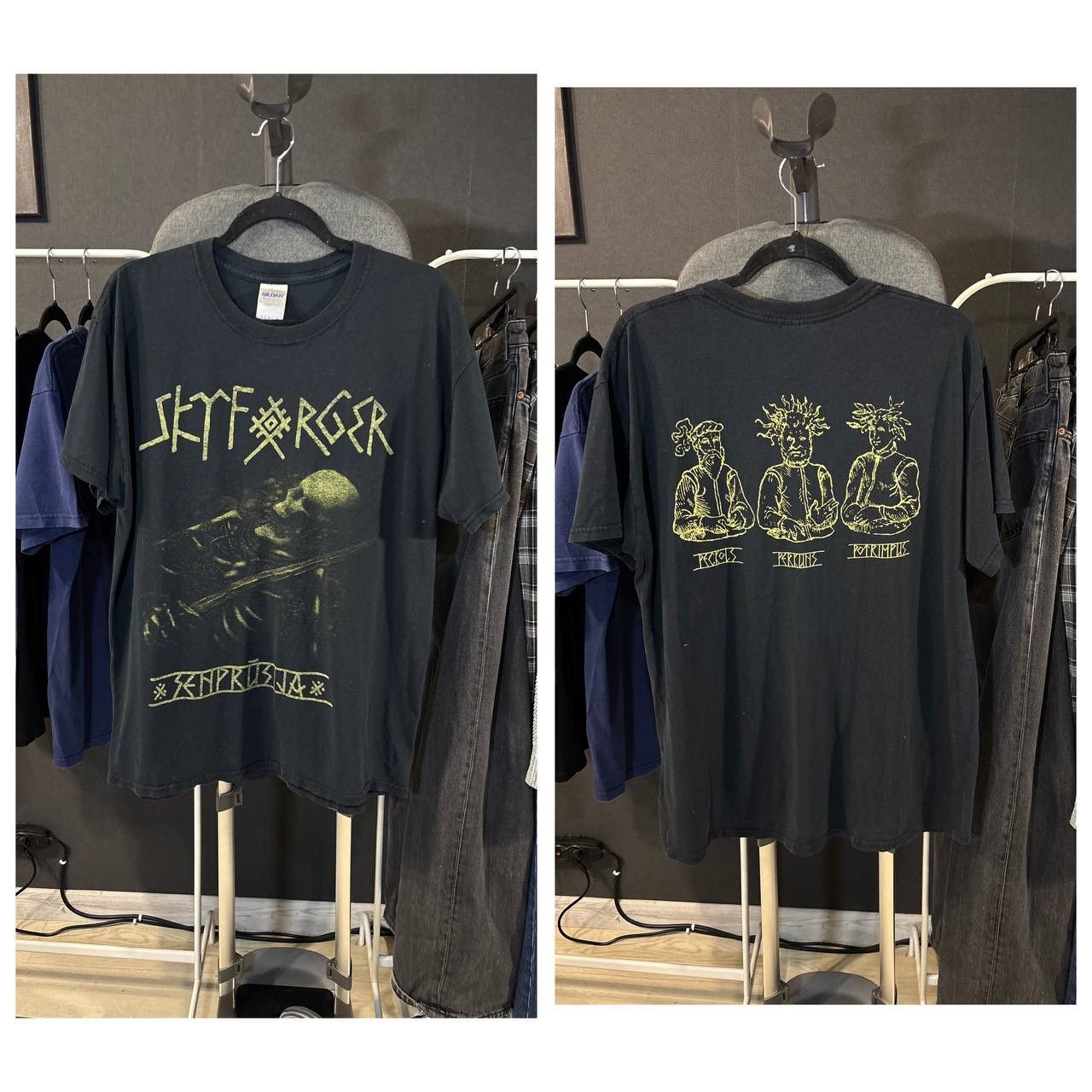Band Tees Skyforger Peckols Perkuns Potrimpus T-shirt Size:L Size US L / EU 52-54 / 3 - 1 Thumbnail