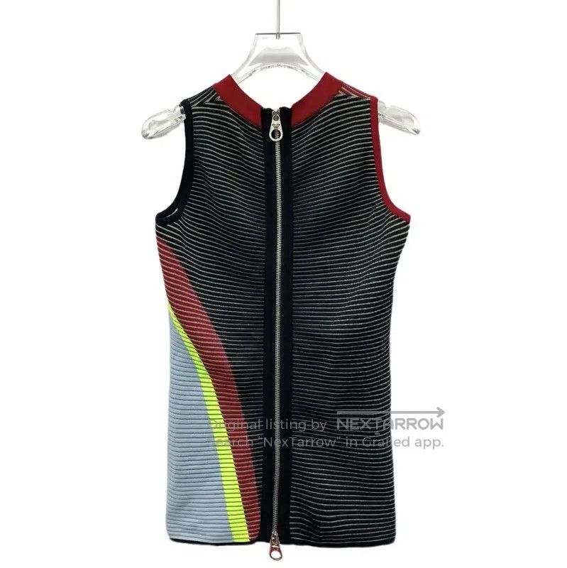 Versace Versace Color-Blocked Nylon Dress Size S . Size S / US 4 / IT 40 - 2 Thumbnail