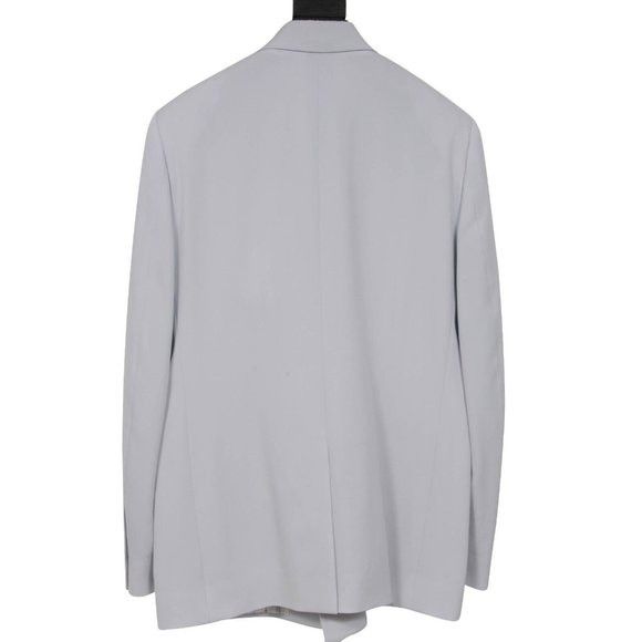 Dior o1tko10426 Double -Breasted Blazer Jacket in Baby Blue Size US L / EU 52-54 / 3 - 2 Thumbnail