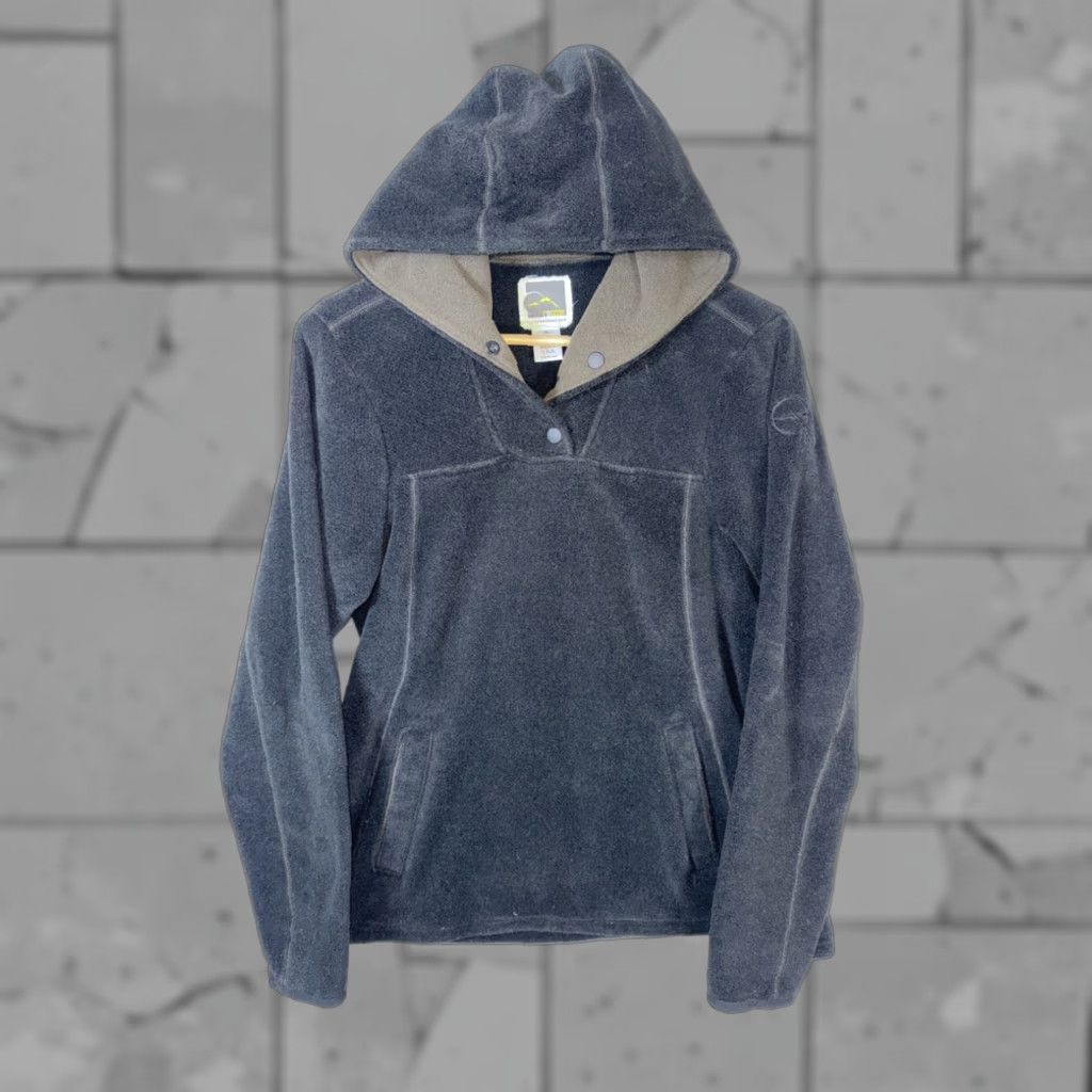 Vintage Roscoe Outdoor Fleece Pullover Hoodie Womens Medium Black Activewear Size M / US 6-8 / IT 42-44 - 1 Thumbnail