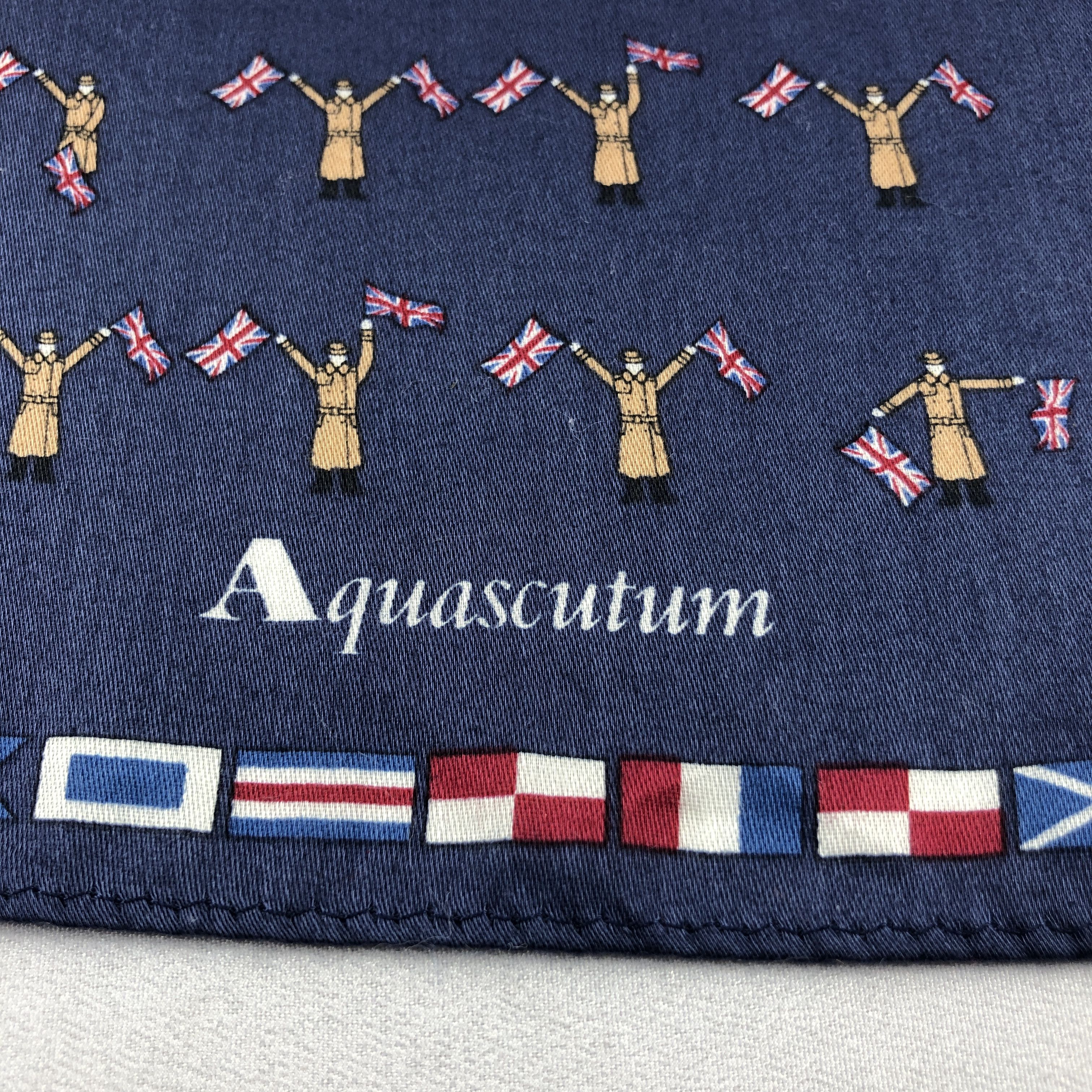 Aquascutum Aquascutum Union Jack Handkerchief Neckerchief Bandana H3229 Size ONE SIZE - 3 Thumbnail