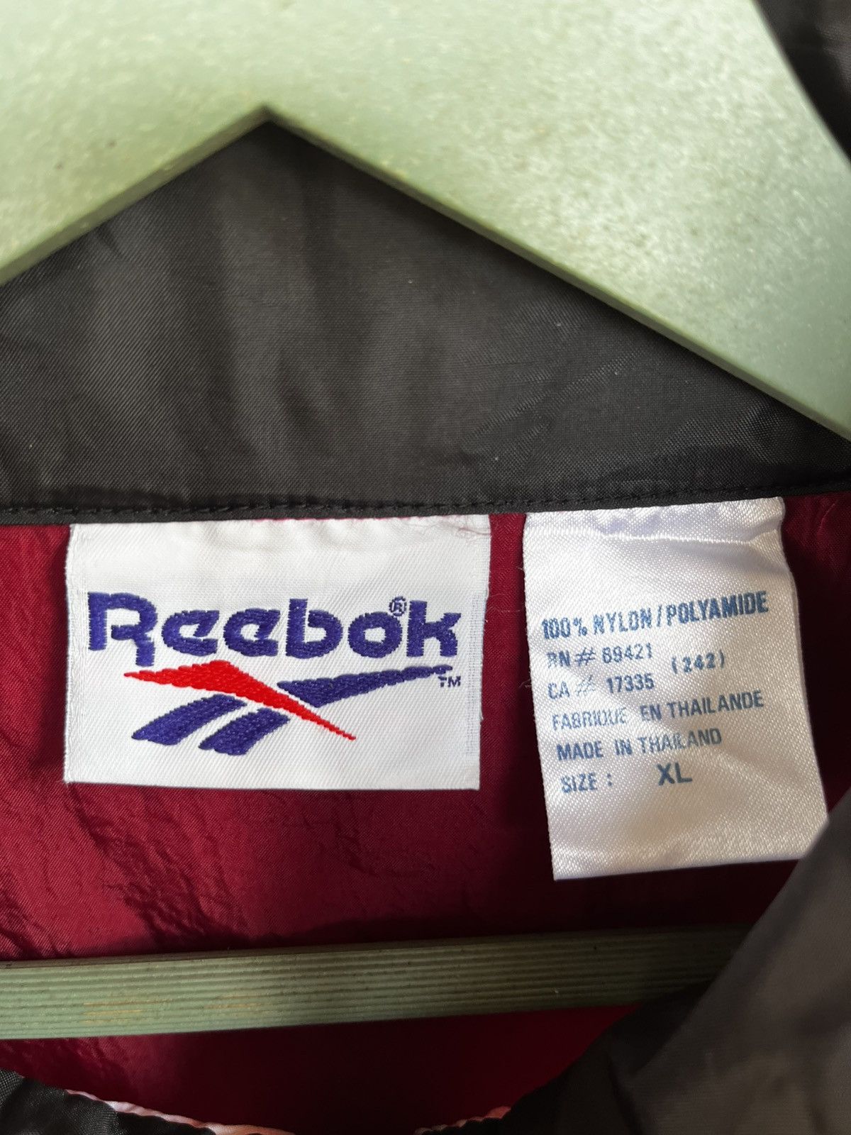 Reebok Vintage 90s Reebok Windbreaker Size US XL / EU 56 / 4 - 6 Thumbnail
