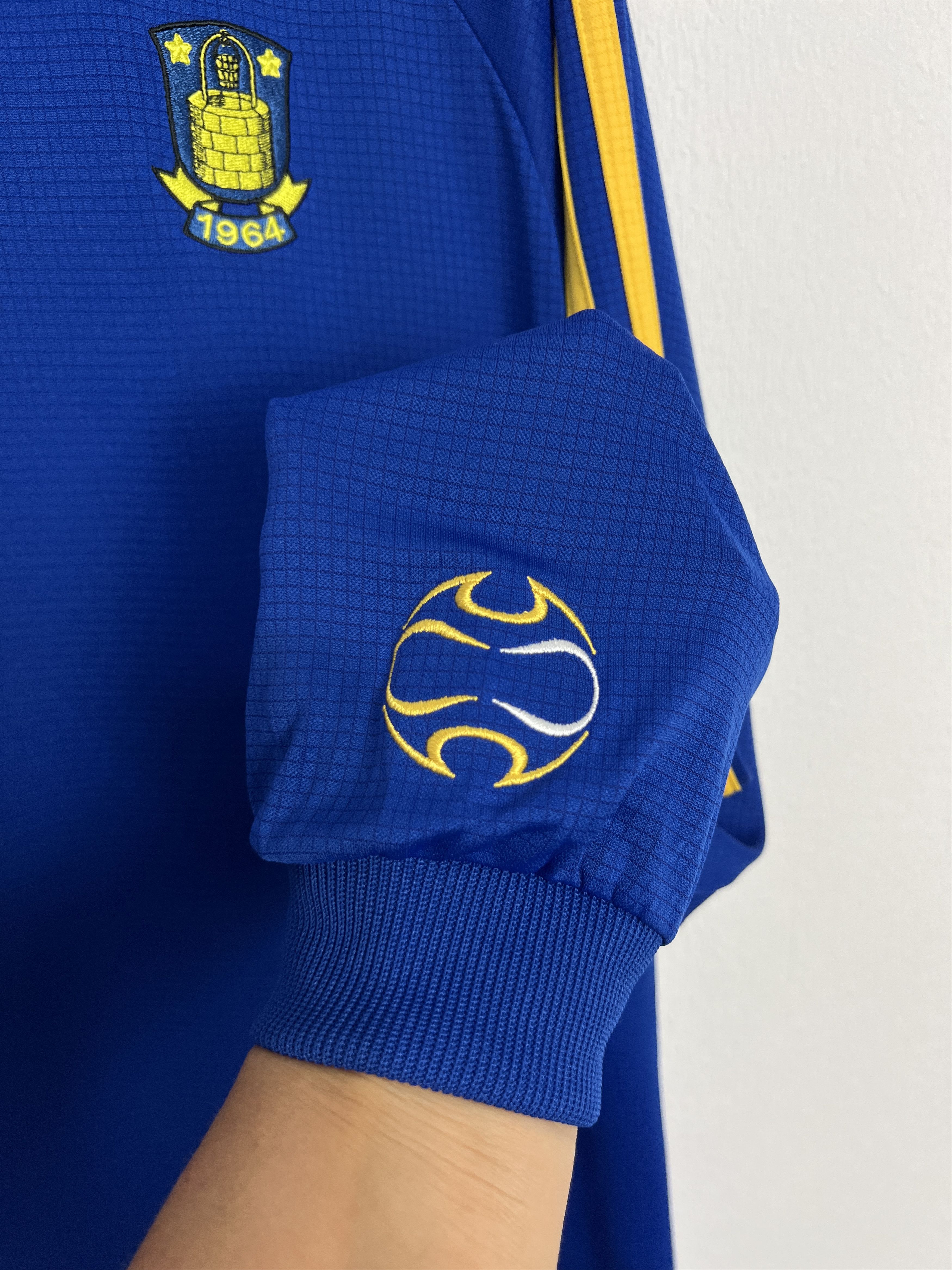 Adidas Brondby Away football shirt 2006 Long Sleeve Adidas Jersey Size US L / EU 52-54 / 3 - 5 Thumbnail
