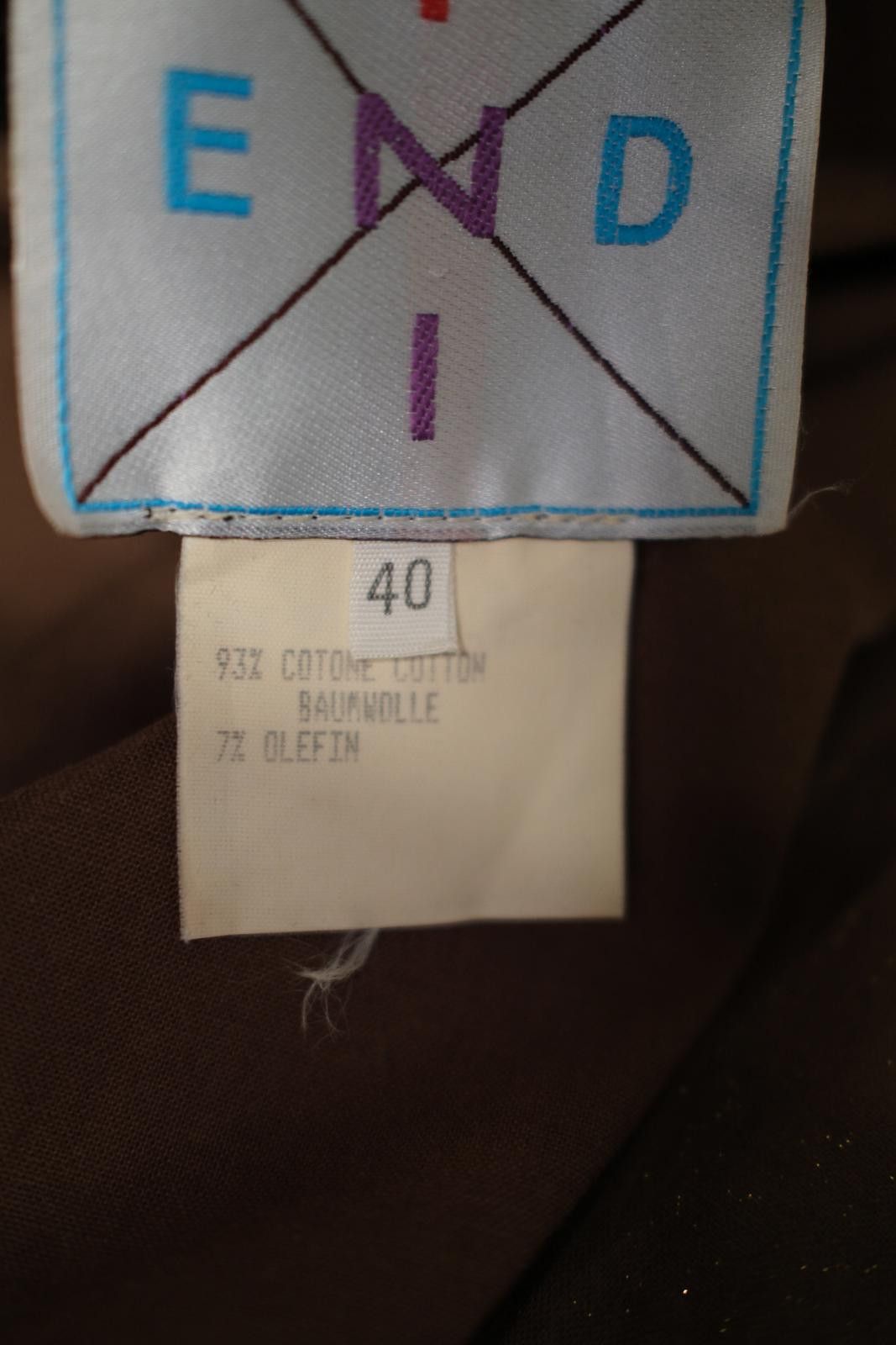 Fendi 80's Fendi Glitter Poncho Size US M / EU 48-50 / 2 - 6 Thumbnail