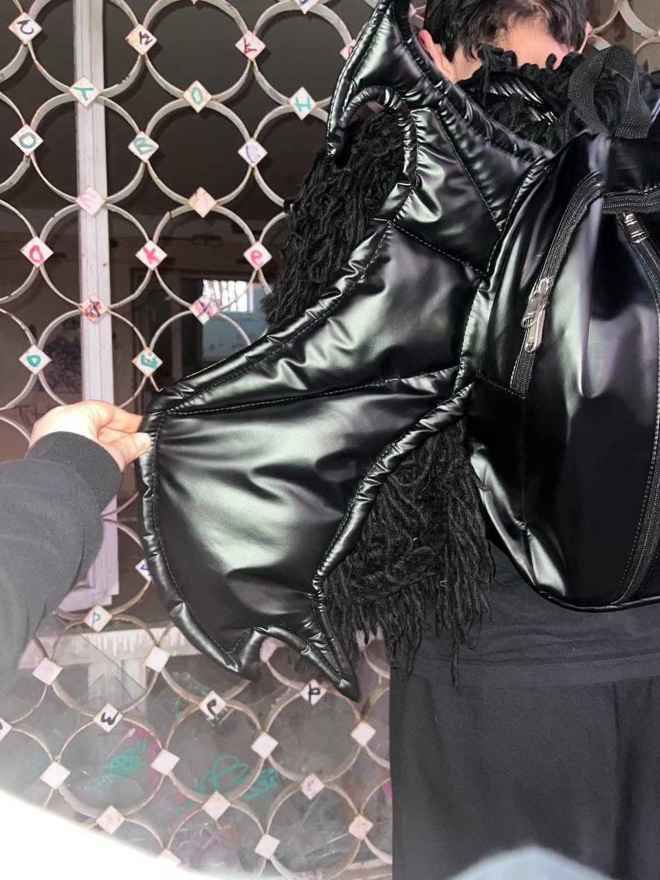 Japanese Brand Archival Bat Wing Custom Undercov Style Avantgarde Bag Opium Size ONE SIZE - 2 Thumbnail