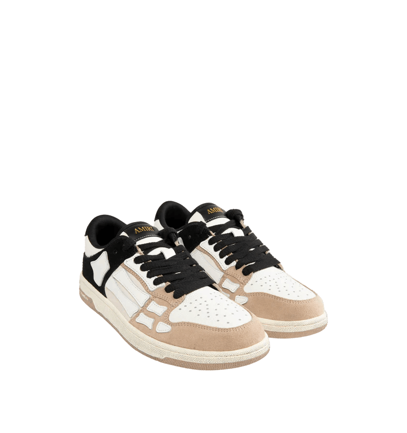 Amiri o1h1sh11225 Distressed Skel Top Low Sneaker in Black Size US 11 / EU 44 - 2 Thumbnail
